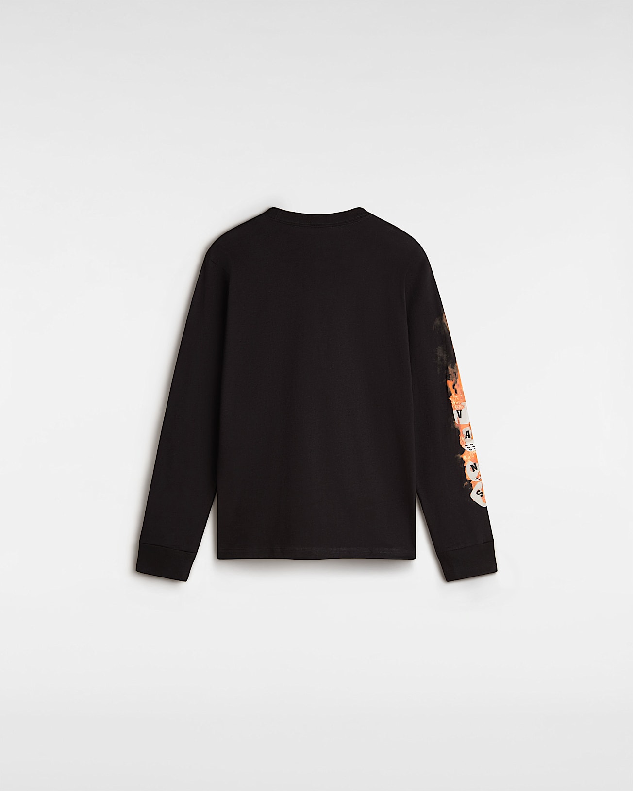 Kids High Roller Long Sleeve TShirt 814 Years VANS Black ALT1