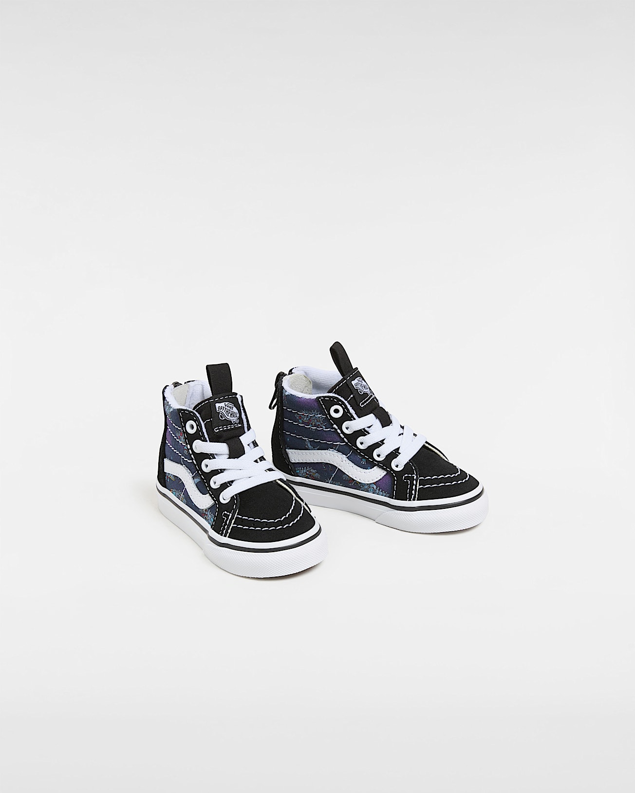 Sk8Hi Zip Peuterschoenen 14 jaar VANS Blauw ALT1