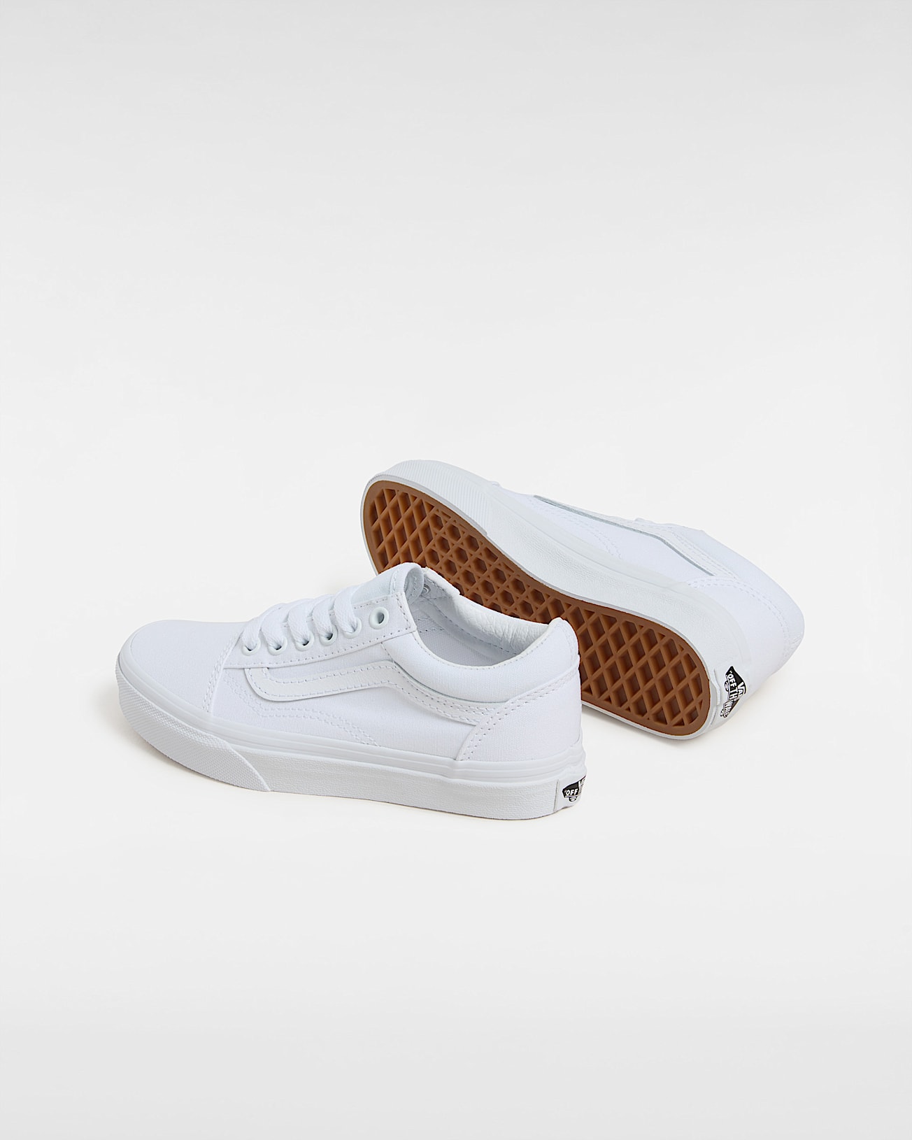 Chaussures Old Skool Enfant 48 ans VANS Blanc ALT2