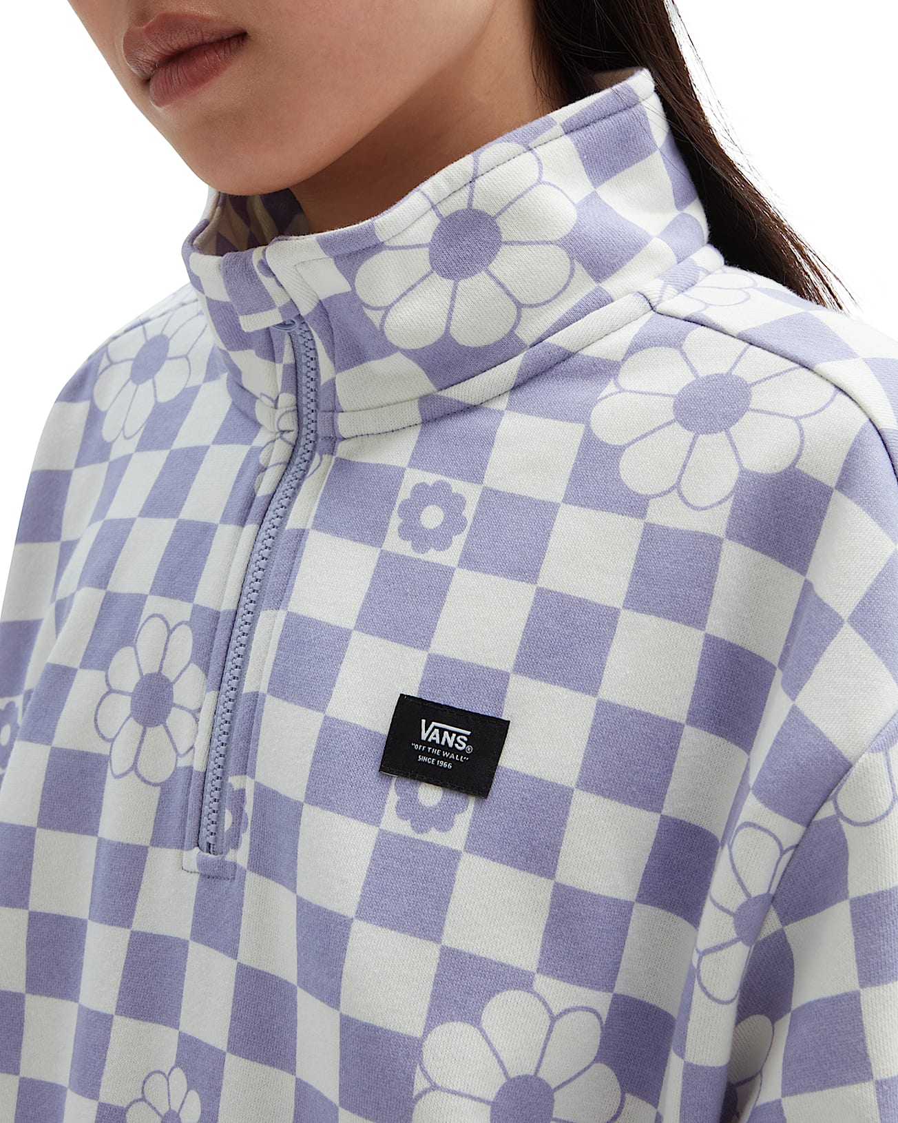 Leighton Mock Neck Sweatshirt VANS Purple ALT3