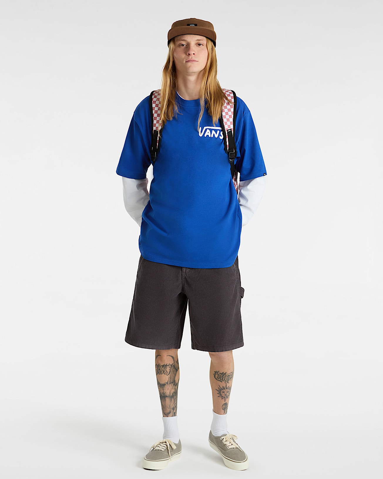 Drill Chore Loose Carpenter 21 Corduroy Shorts VANS Grey ALT5