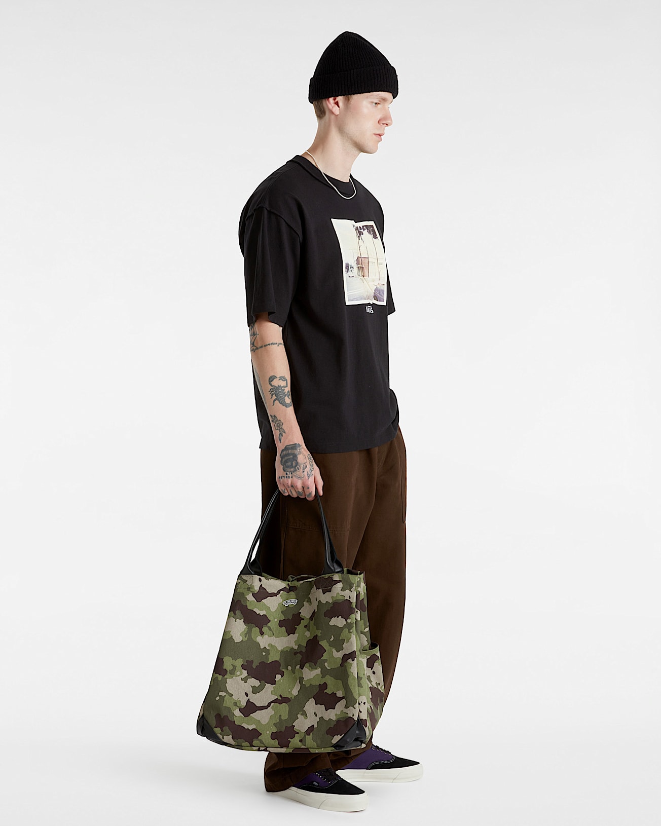 Tshirt  manches courtes Premium Broadway VANS Noir ALT4