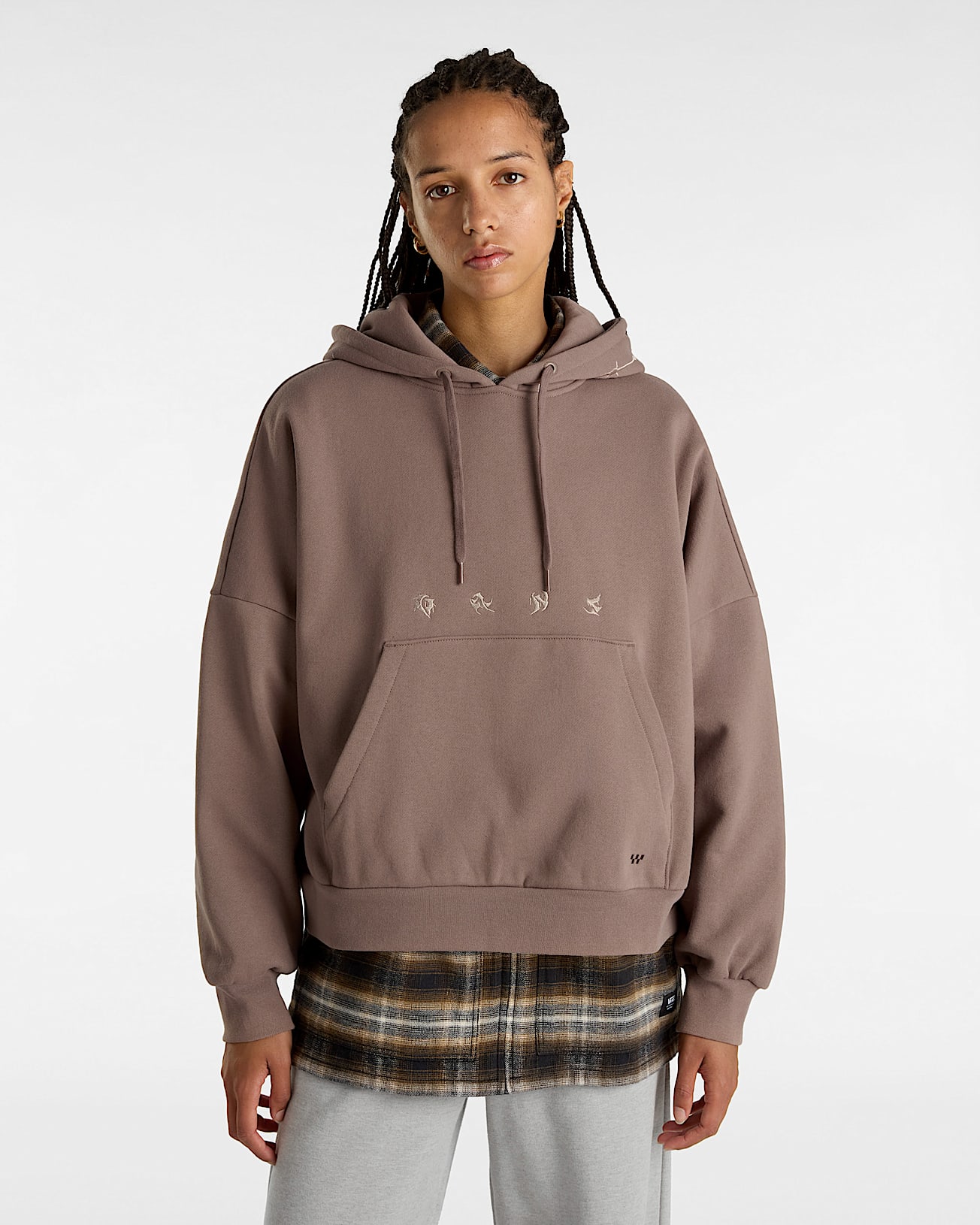 Skate Wire Loose Pullover Hoodie - 3