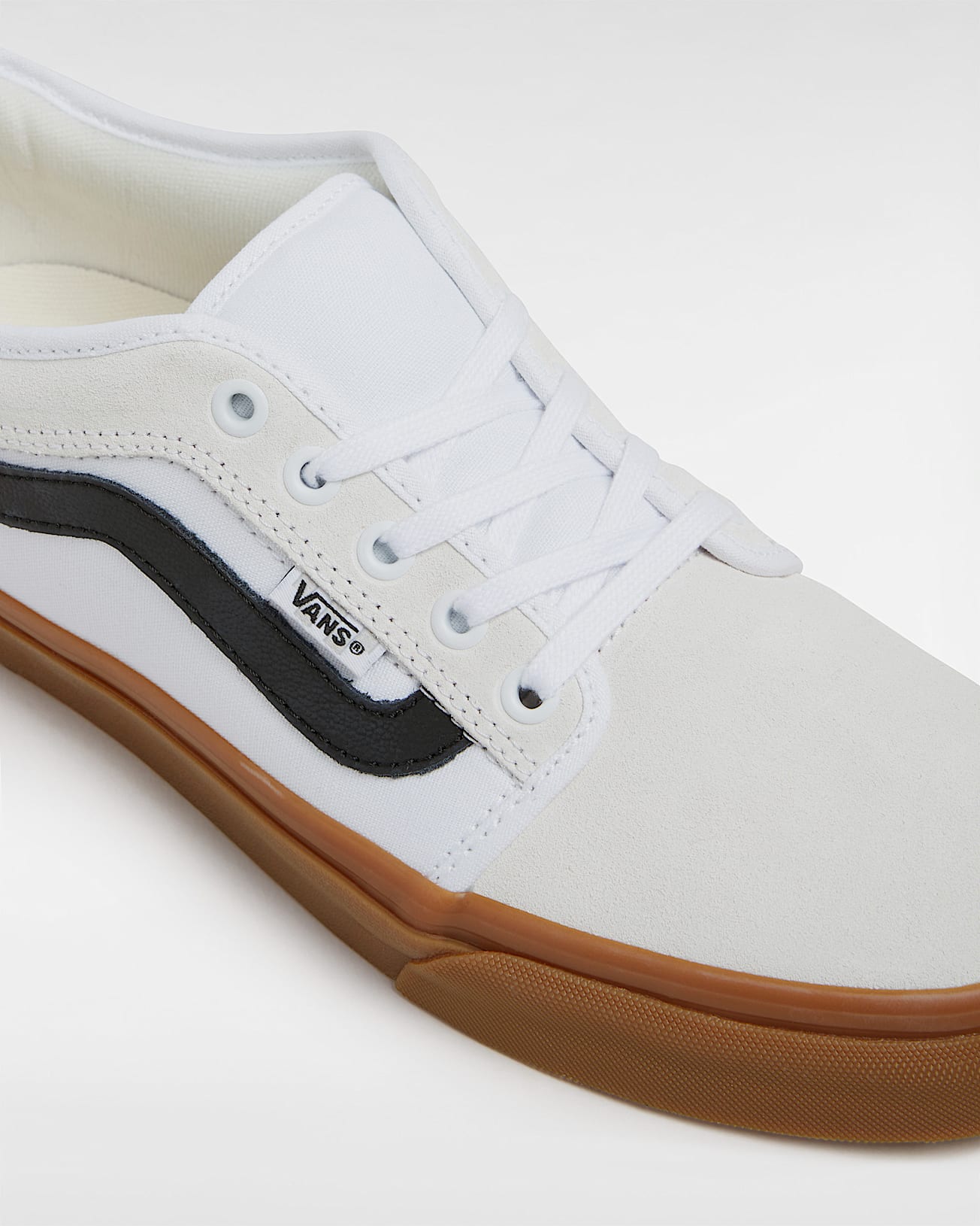 Skate Chukka Low Sidestripe Shoes VANS White ALT3