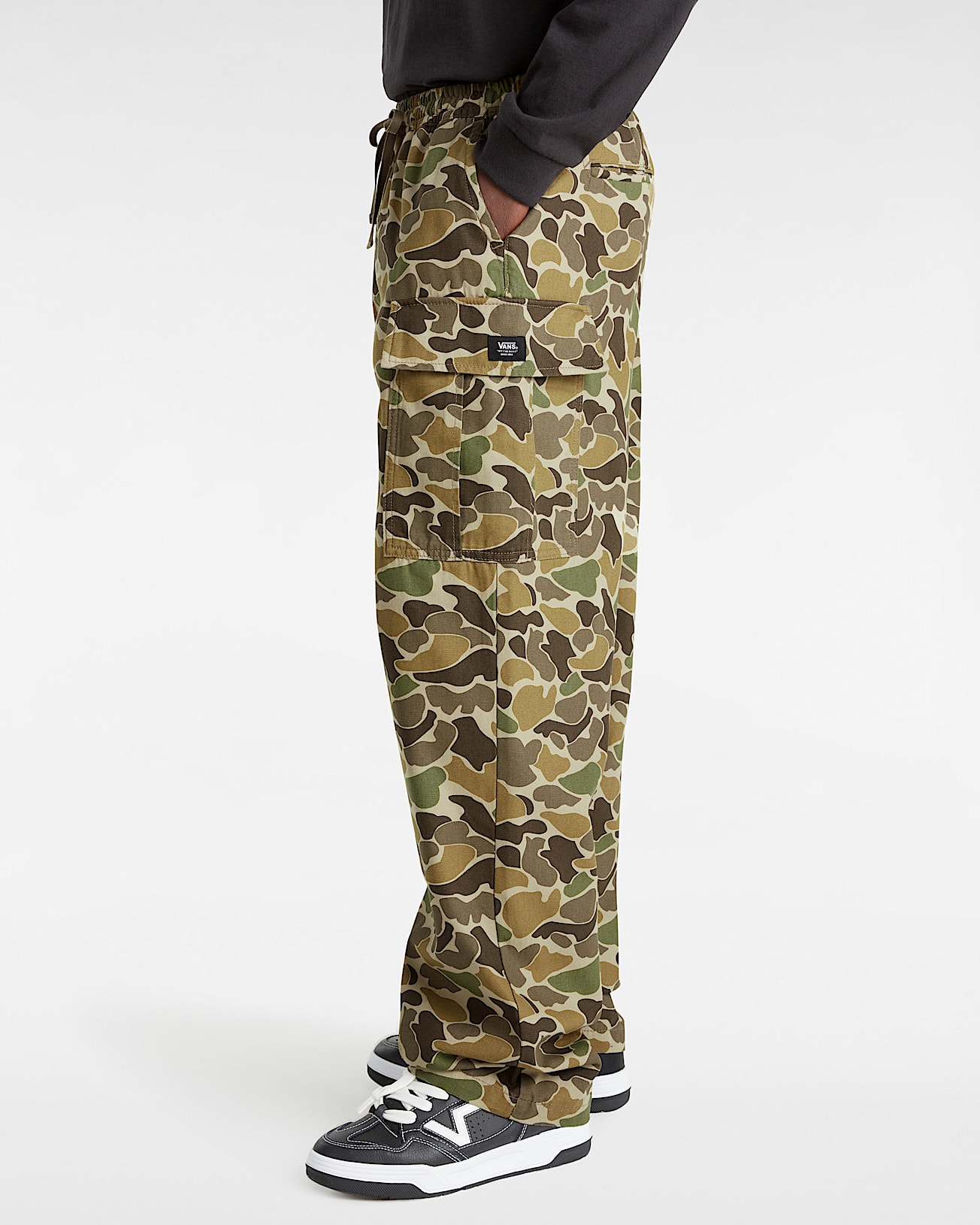 Range Baggy Tapered Elastic Cargohose VANS Braun ALT4