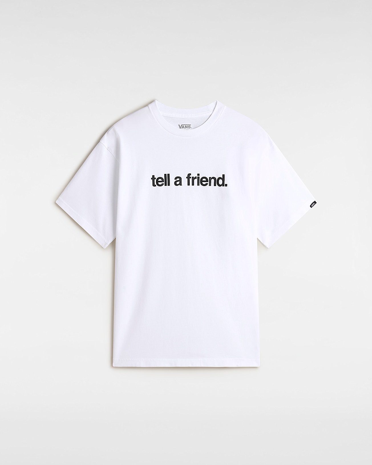 Tshirt Tell a Friend VANS Blanc HERO