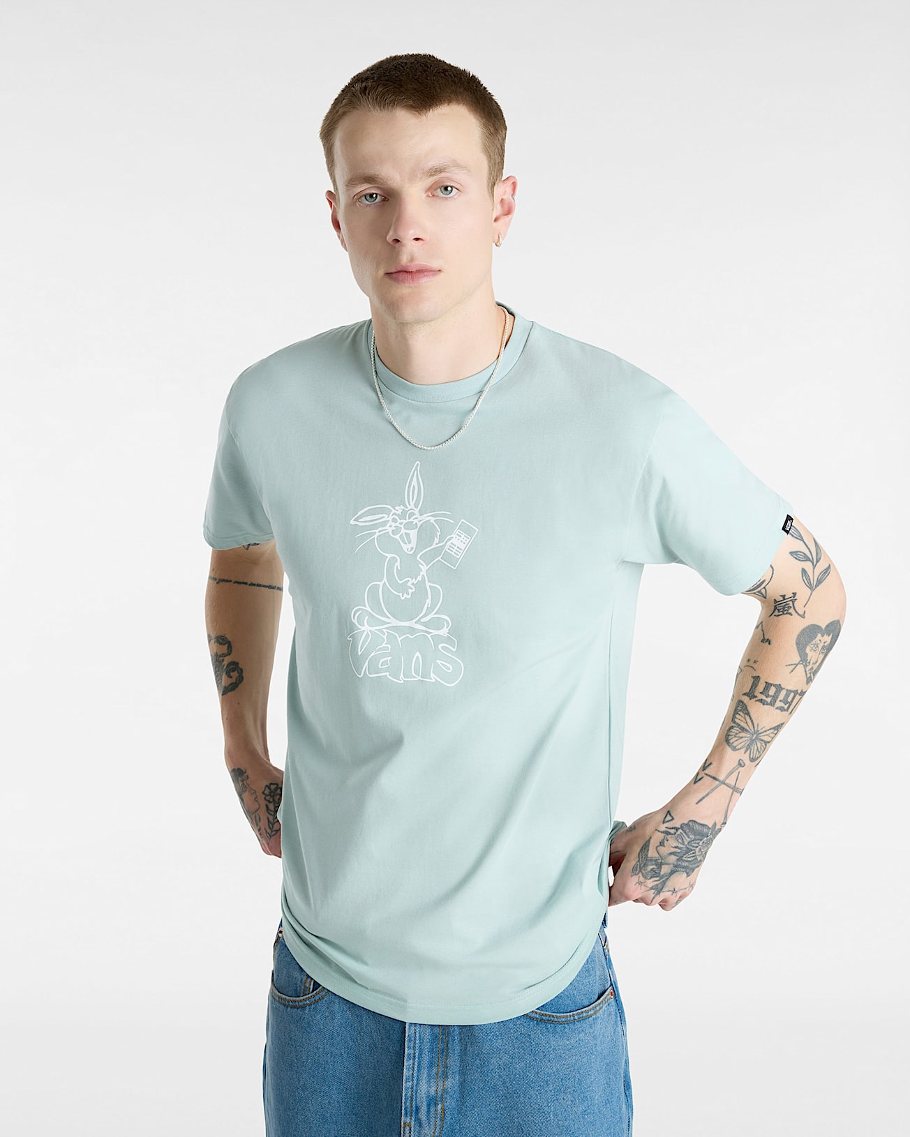 Tshirt Crazy Eddy VANS Azul ALT2