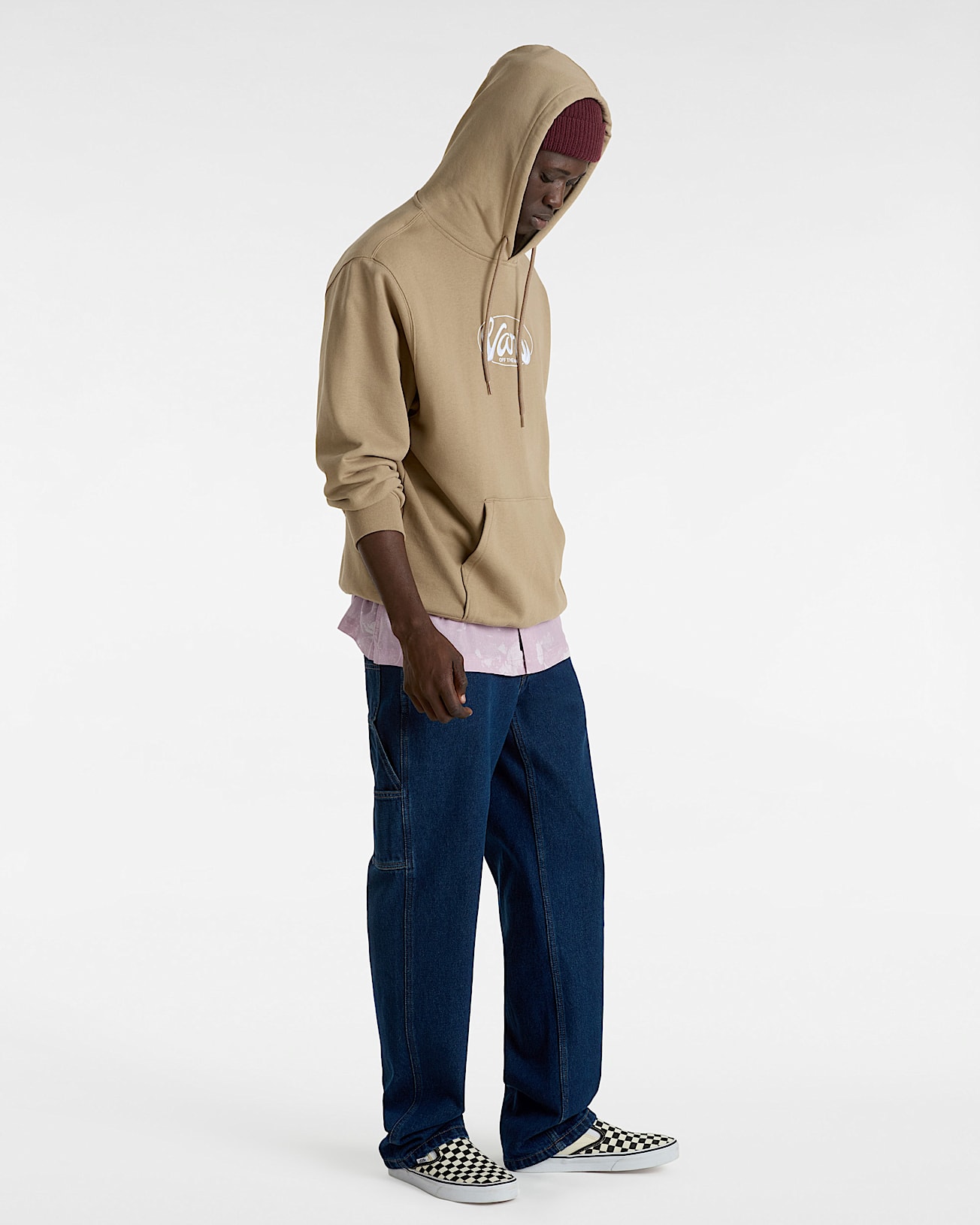 Sweat  capuche Global Line Loose VANS Beige ALT5