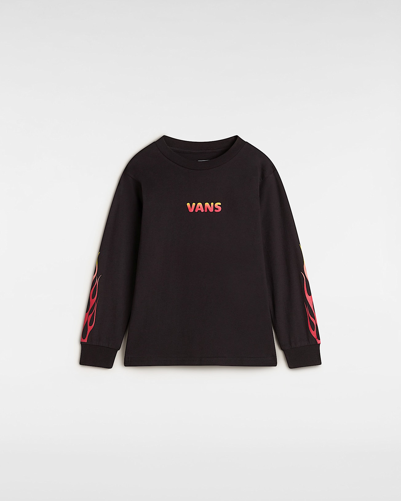 Little Kids Flame Thrower Long Sleeve TShirt 28 Years VANS Black HERO