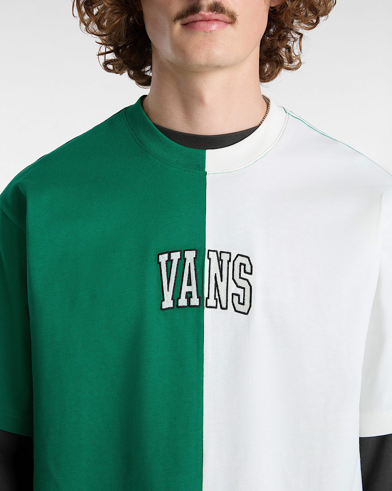 Logo Vintage Colorblock T-Shirt - 6