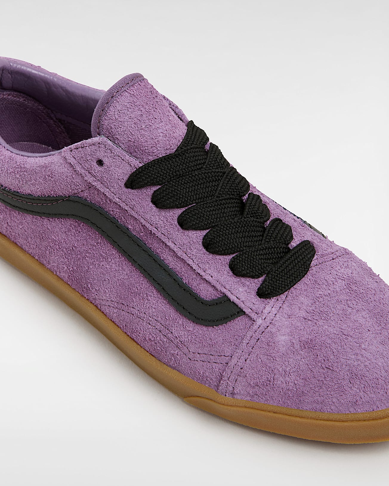 Chaussures Old Skool Lowpro Hairy Suede VANS Violet ALT3