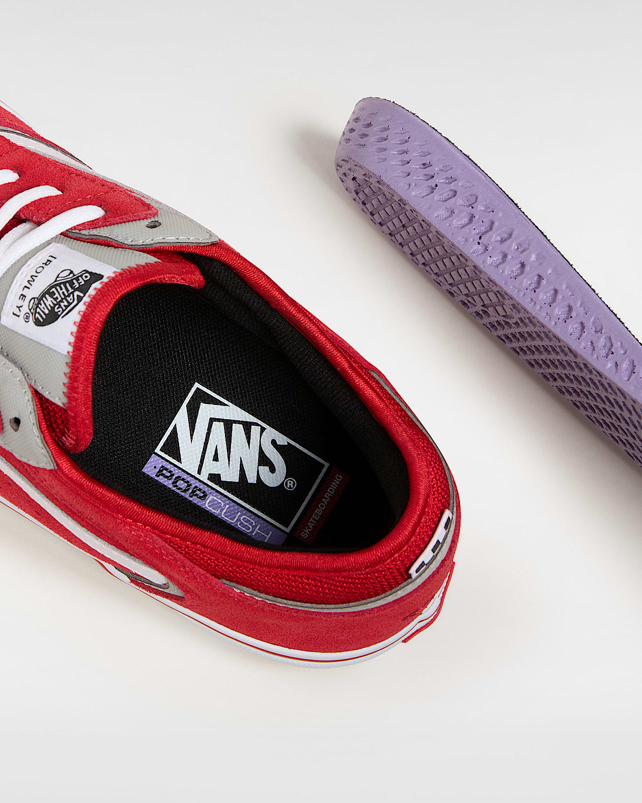 Chaussures Skate Rowley VANS Rouge ALT6
