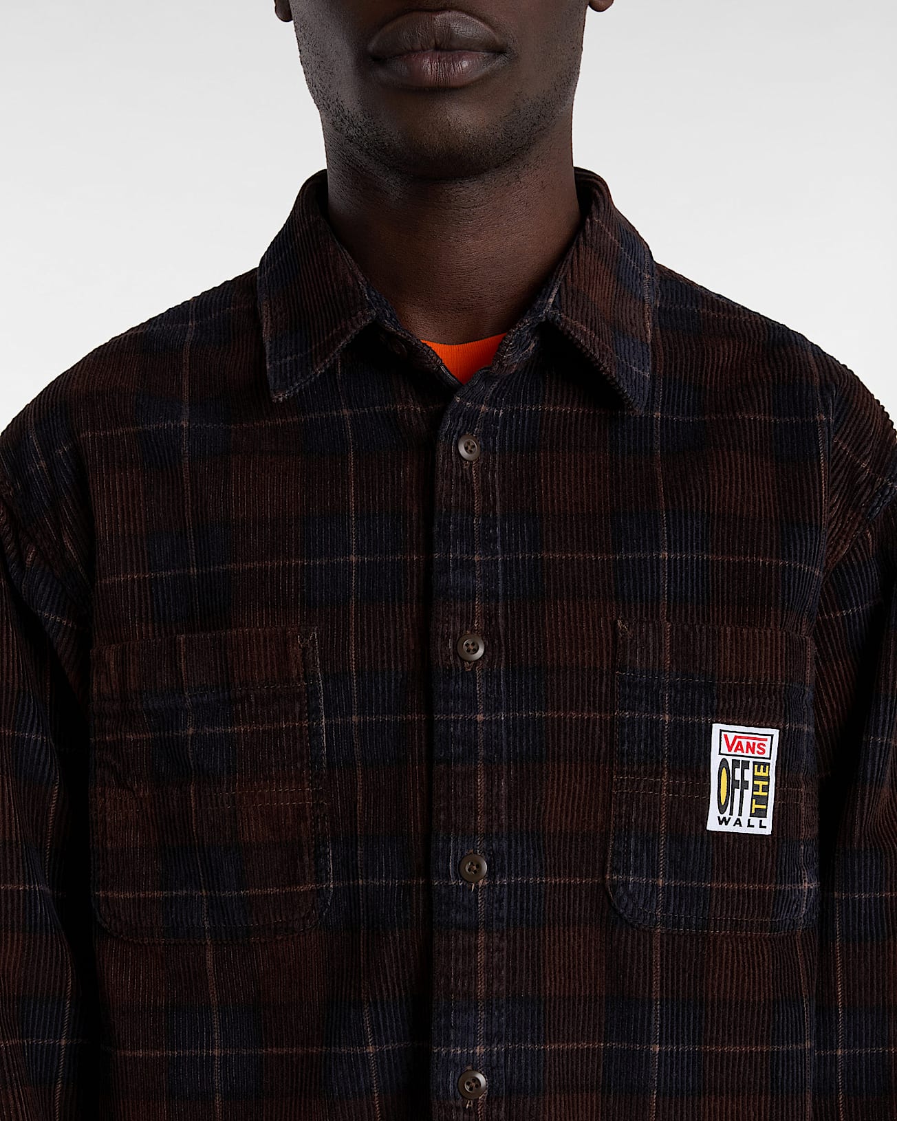 Chemise boutonne  manches longues Ave VANS Marron ALT6