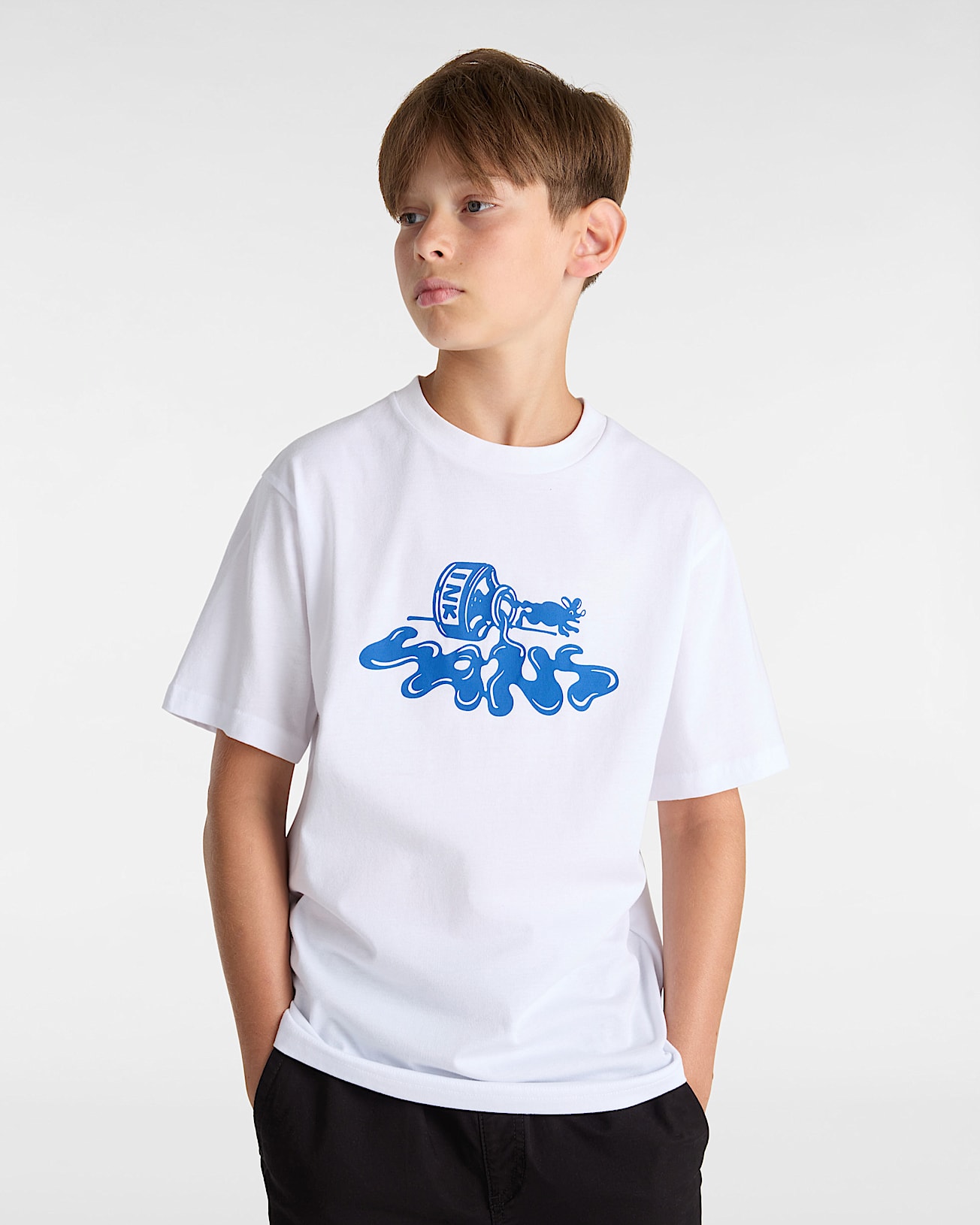 Tshirt Ink a Mouse Enfant 814 ans VANS Blanc ALT2