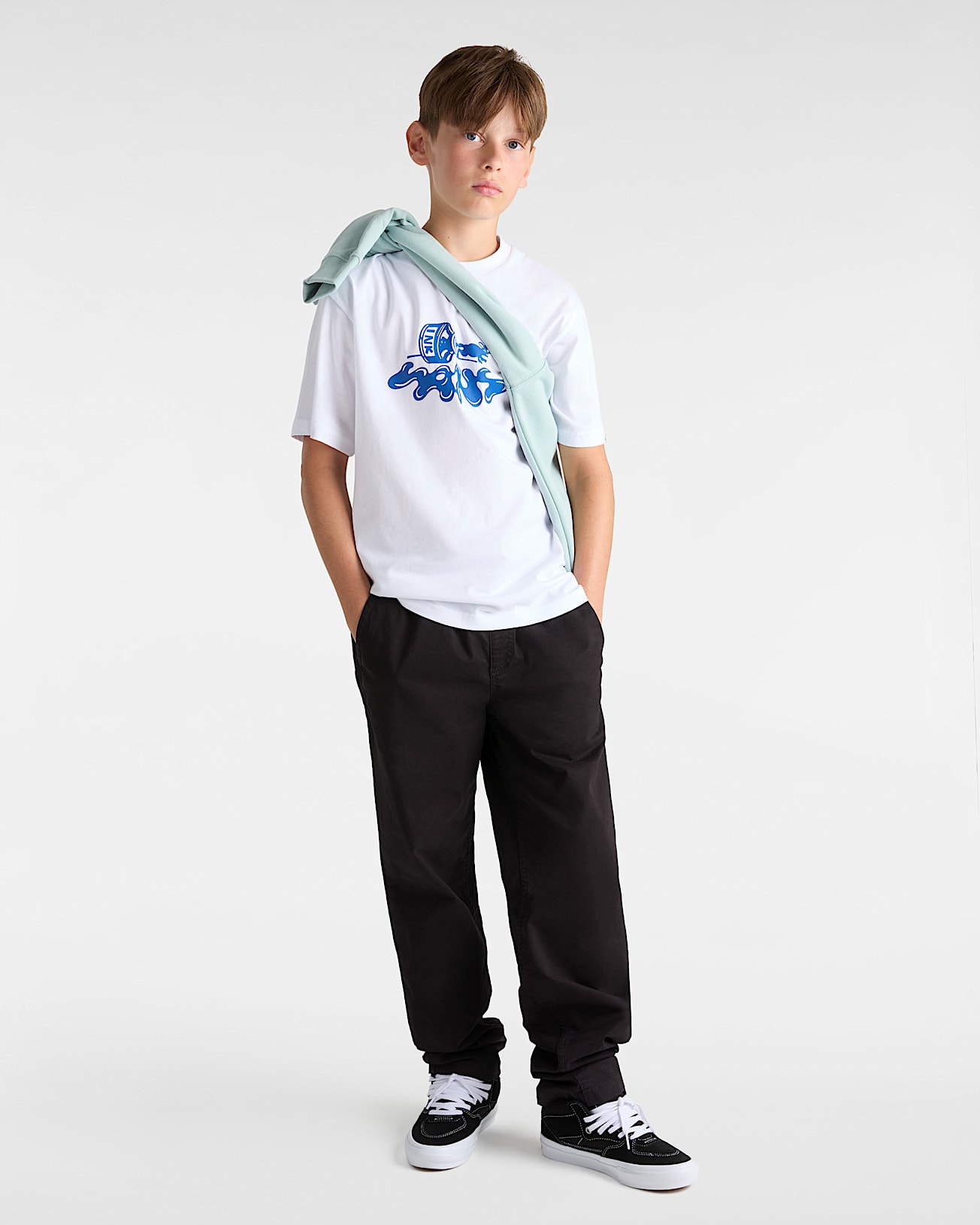 Tshirt Ink a Mouse Enfant 814 ans VANS Blanc ALT4