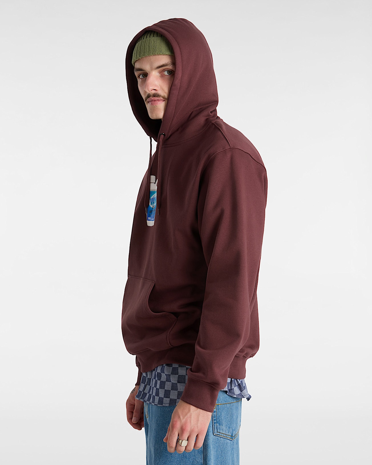 Extra Strength Loose Pullover Hoodie VANS Brown ALT4