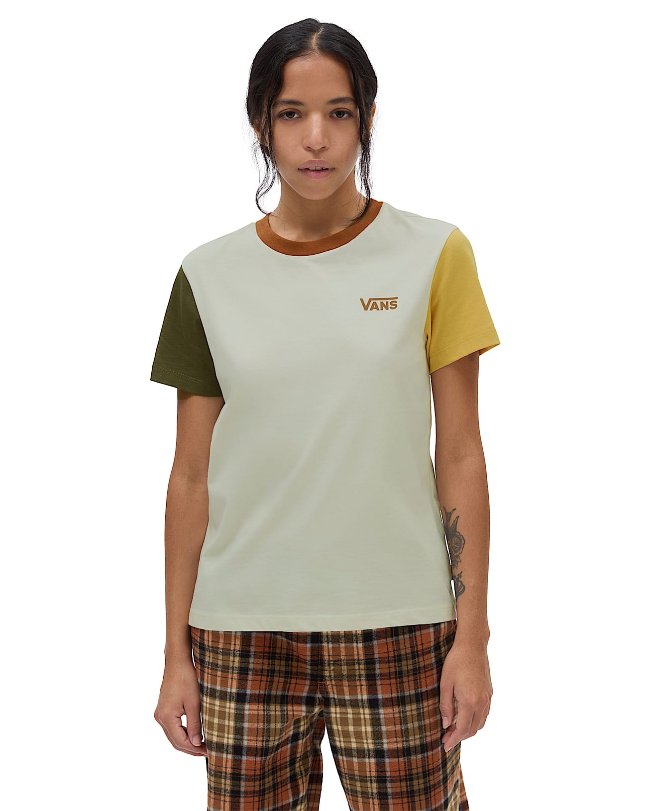 Colorblock Crew TShirt VANS Multicolour HERO