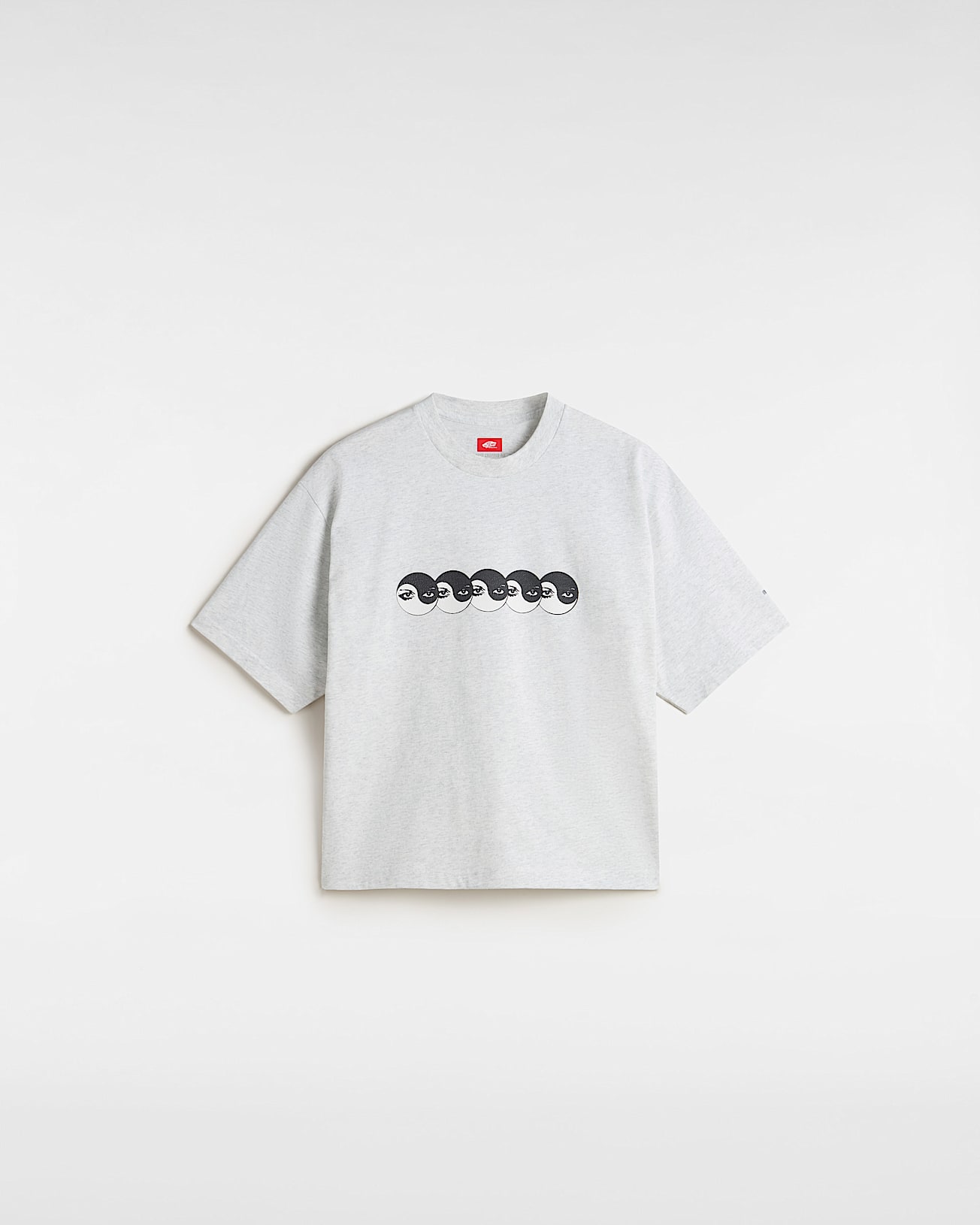 Tshirt Skate Ying Yang Eyes VANS Gris HERO