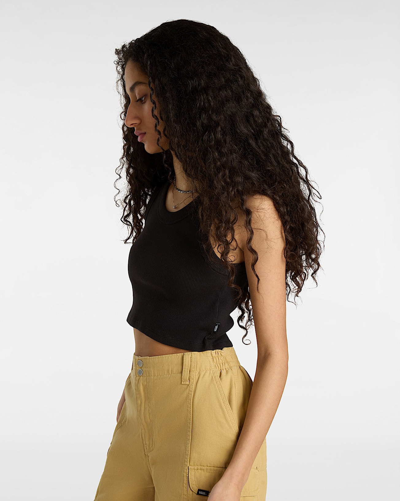 Drew Rib Tank Top VANS Black ALT4