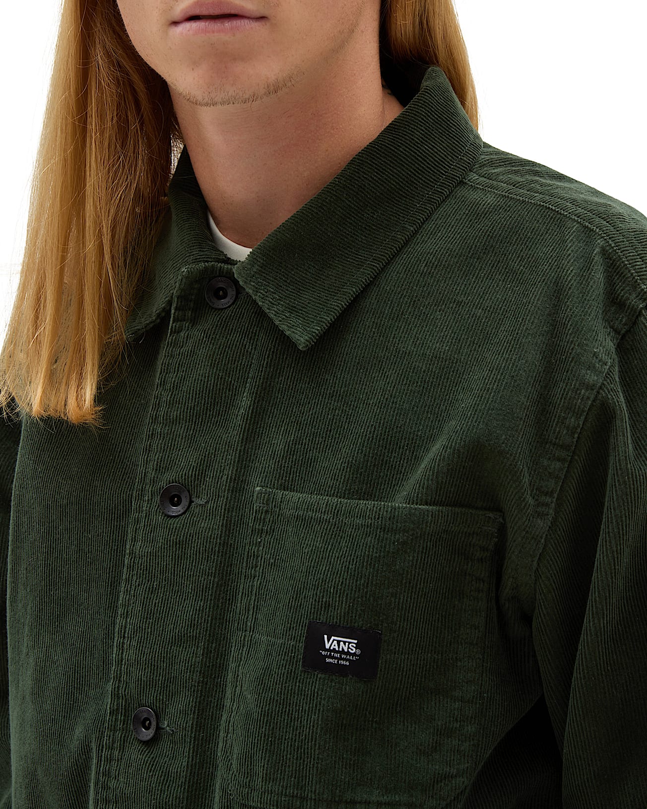 Drill Chore Corduroy Coat VANS Green ALT3