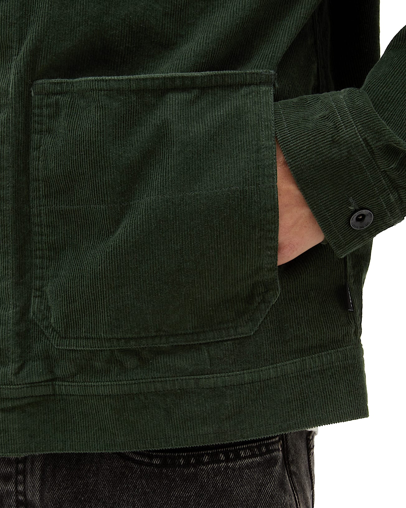 Drill Chore Corduroy Coat VANS Green ALT4