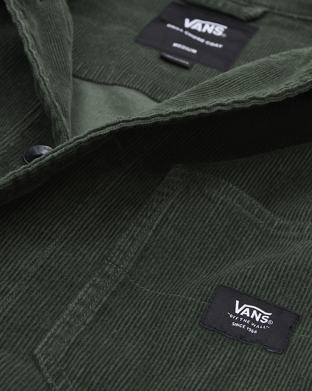 Drill Chore Corduroy Coat VANS Green ALT6