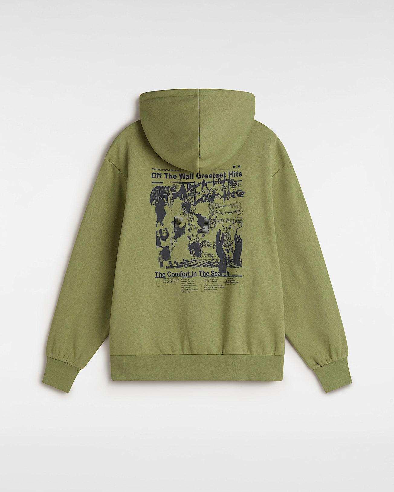Sweat  capuche Firemade Bloussant VANS Vert ALT1