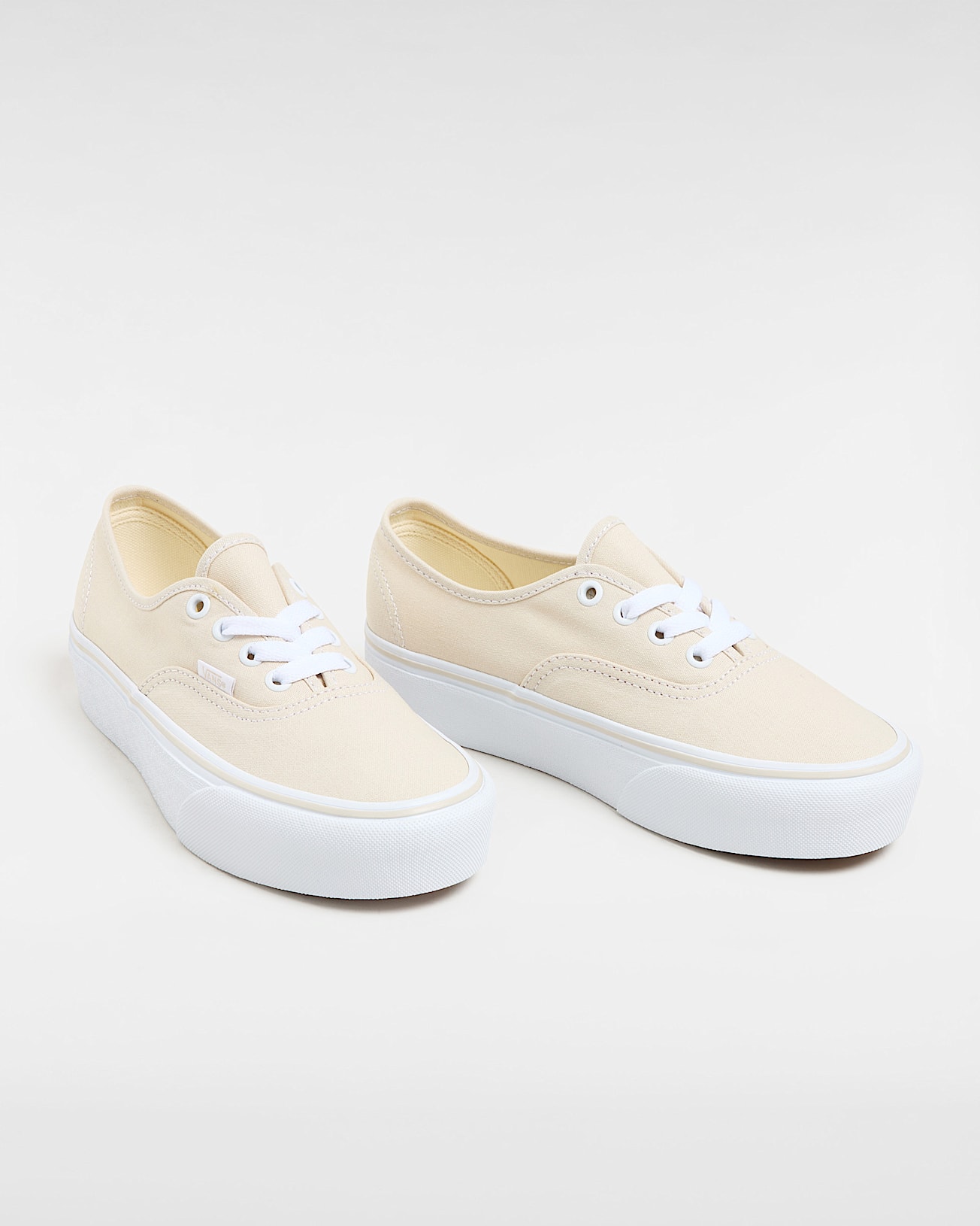 Authentic Platform Shoes VANS Beige ALT1