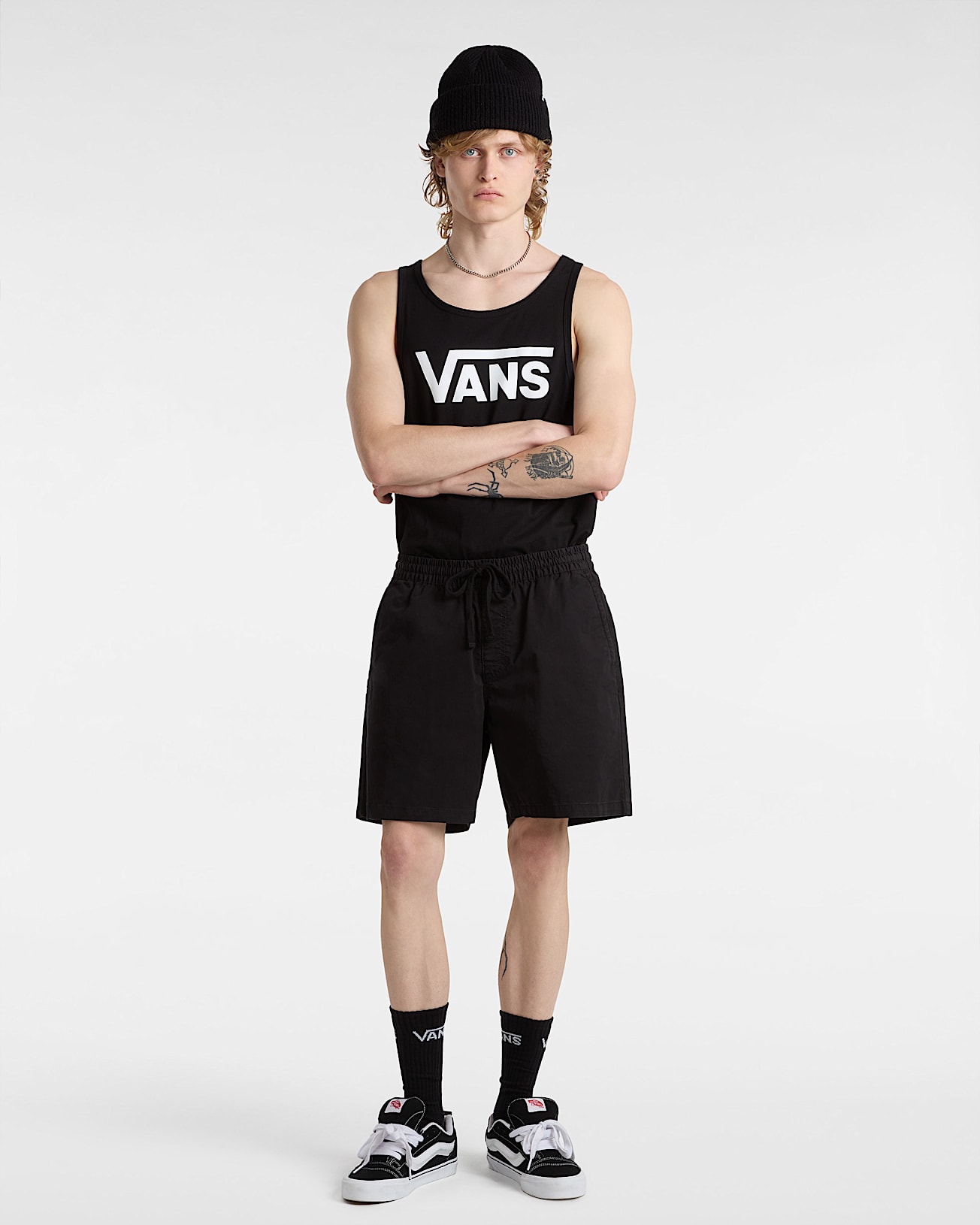 Range Relaxed Elastic Shorts VANS Schwarz ALT5