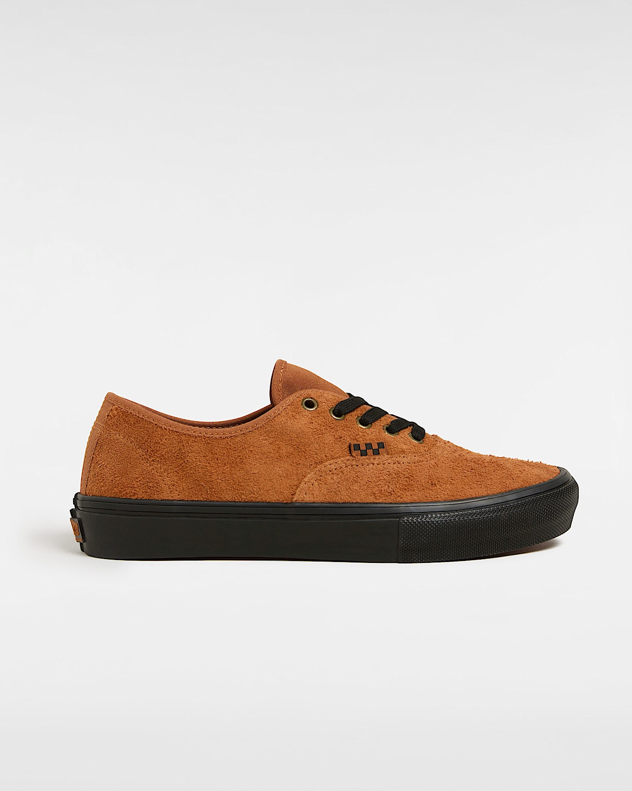 Skate Authentic Hairy Suede Shoe VANS Orange HERO