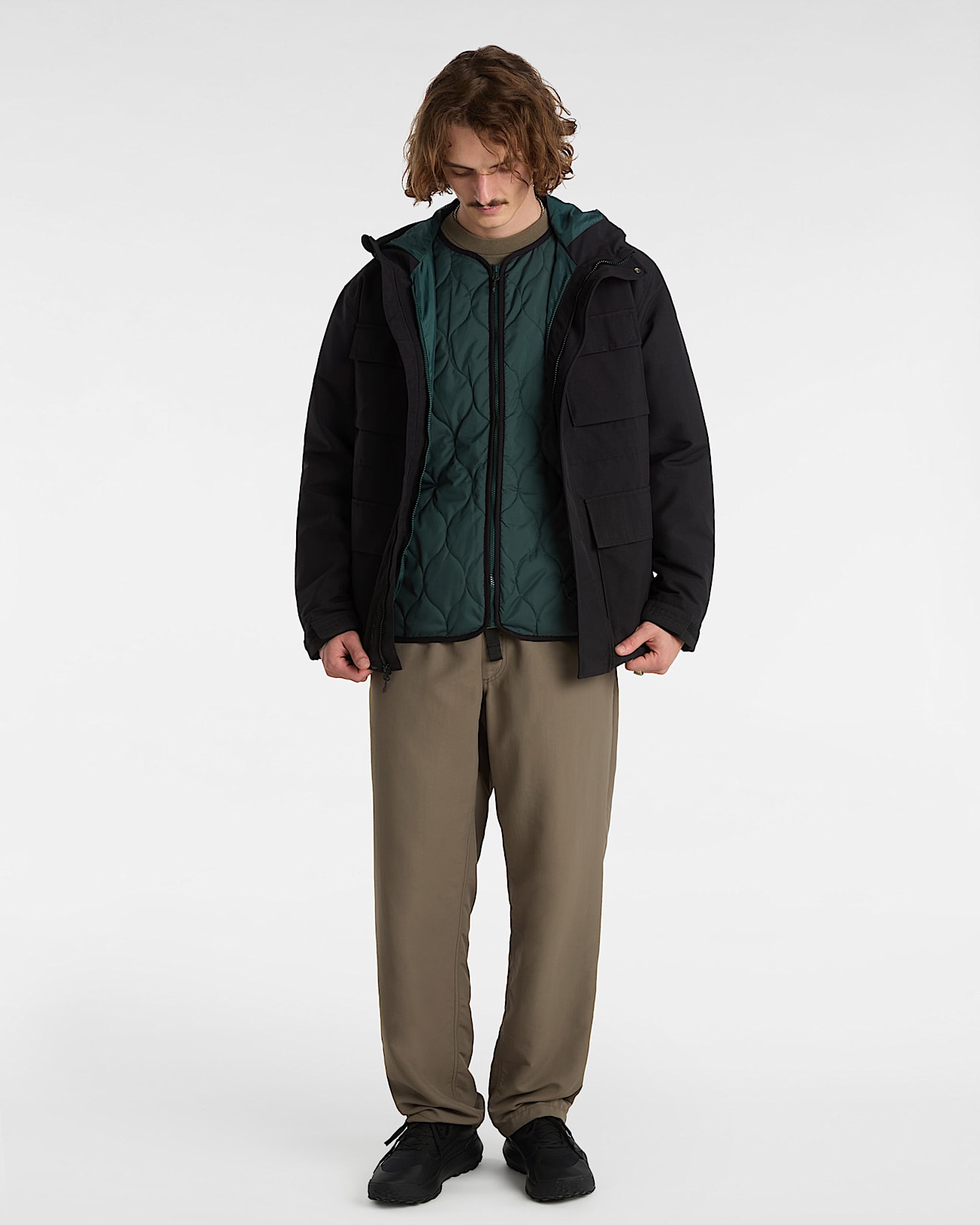 Veste utilitaire MTE Ward 31 VANS NoirVert ALT5