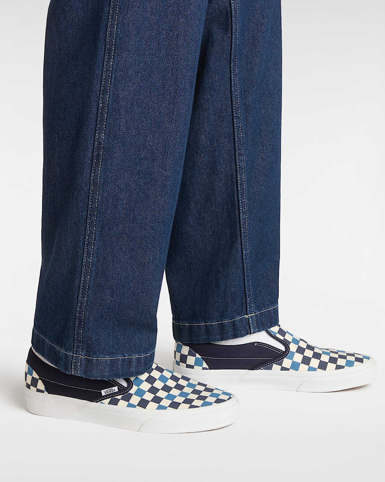 Chaussures Classic SlipOn VANS Bleu ALT4