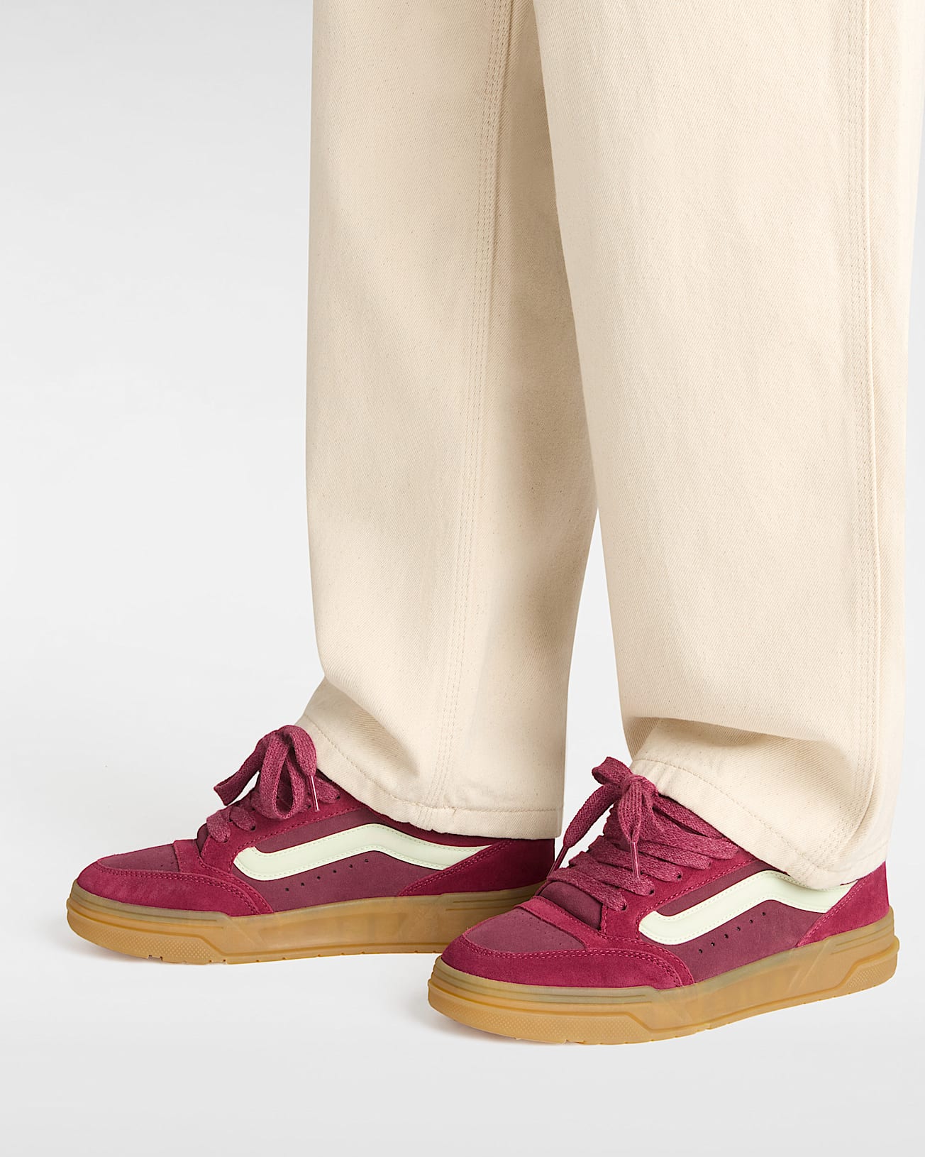 Chaussures Knu Skool VANS Rouge ALT4