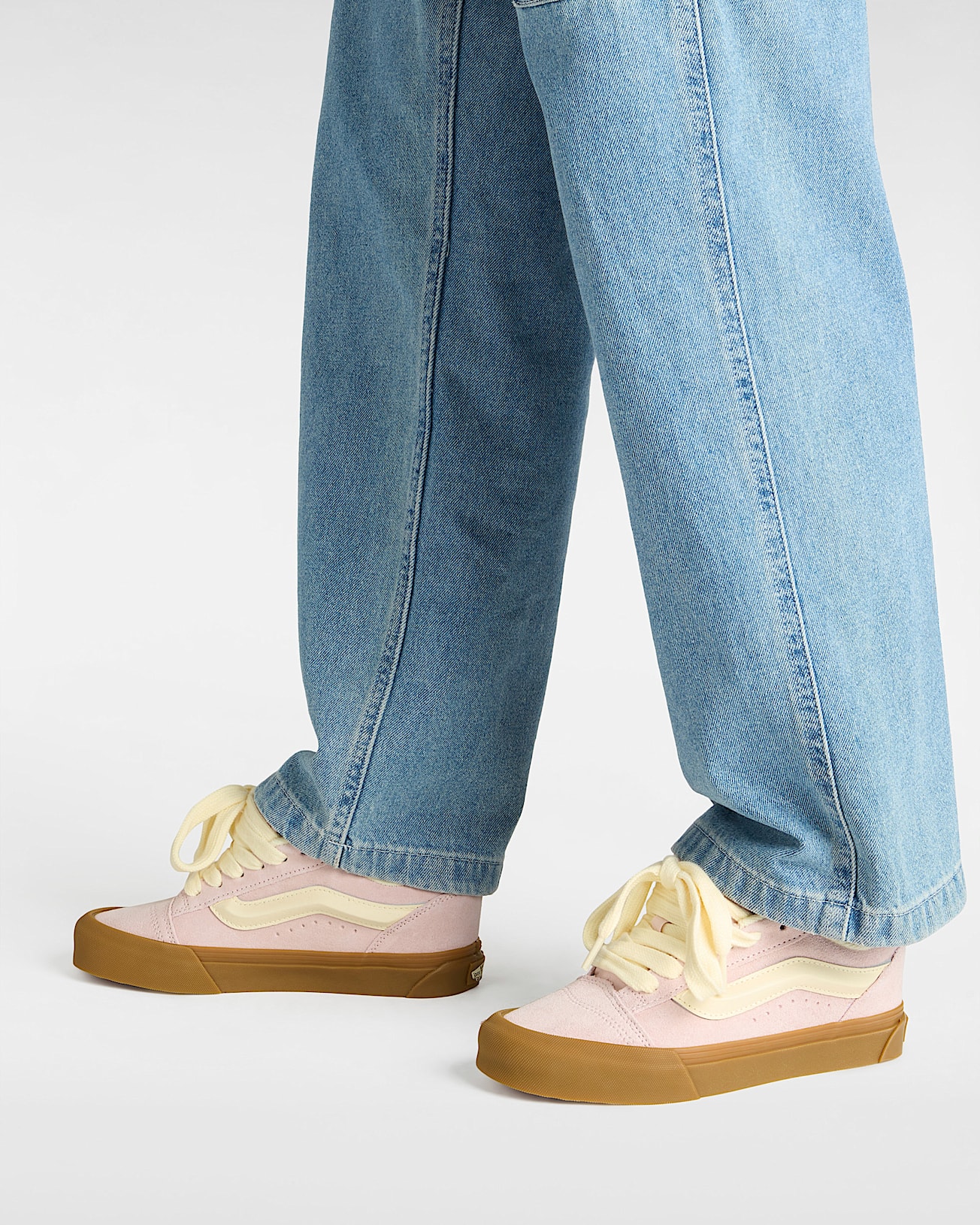 Chaussures Knu Skool VANS Rose ALT4