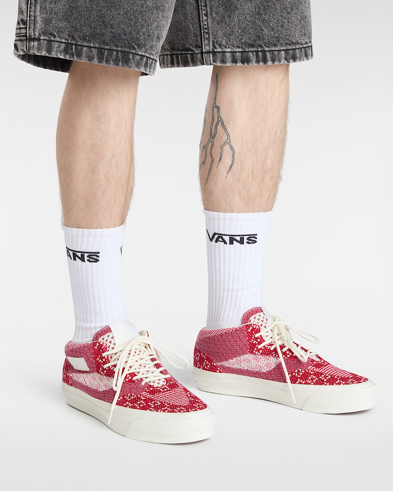 Premium Half Cab Shoes VANS Red ALT4