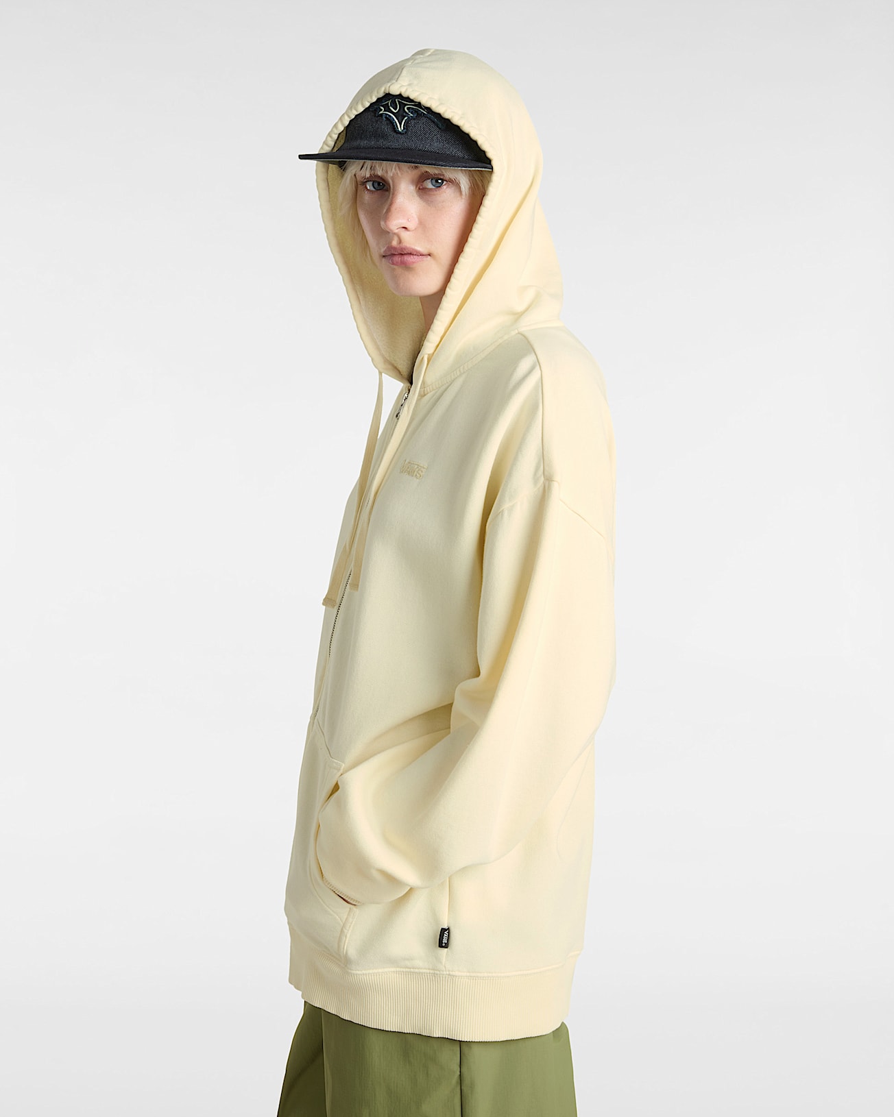 Sweat  capuche zipp Everyday VANS Beige ALT4