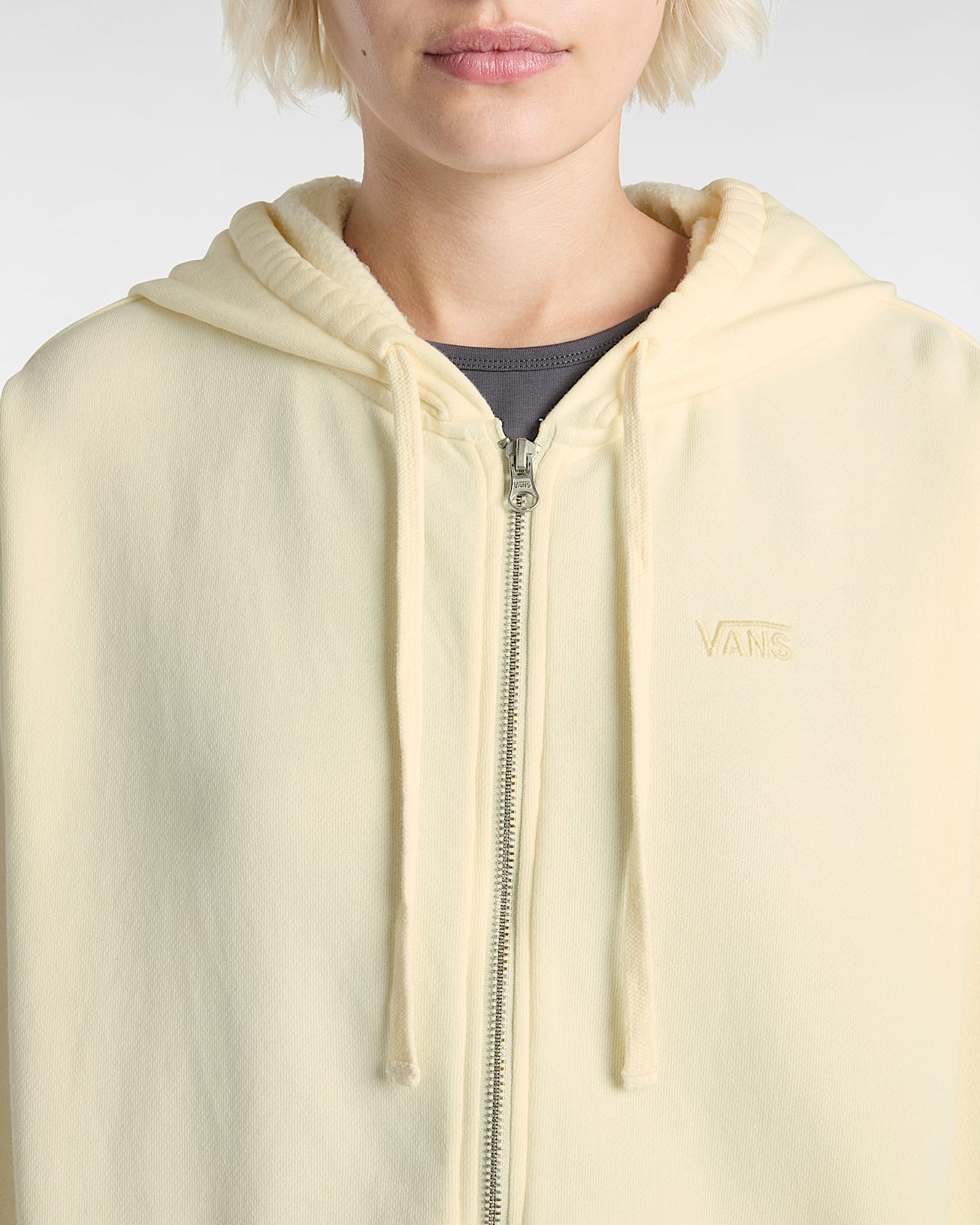 Sweat  capuche zipp Everyday VANS Beige ALT6