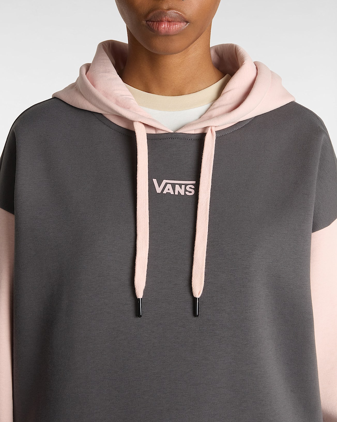 Sweat  capuche Colorblock VANS Rose ALT6