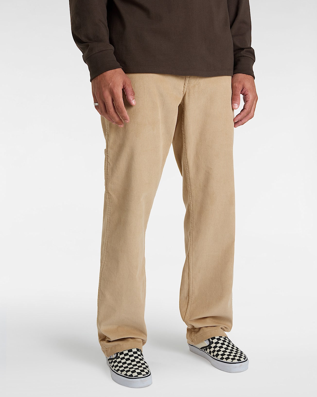 Drill Chore Carpenter Relaxed Cord Pants VANS Beige ALT2