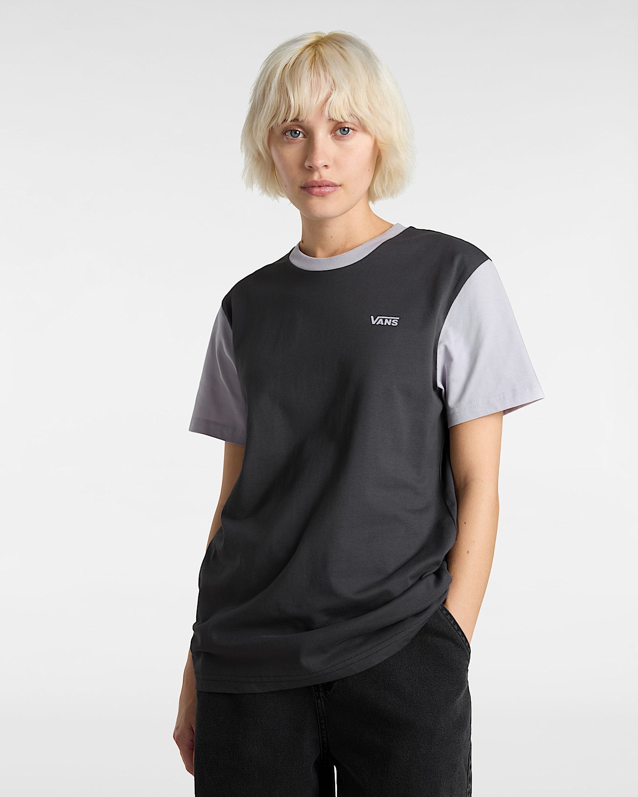 Tshirt colorblock VANS Gris ALT2