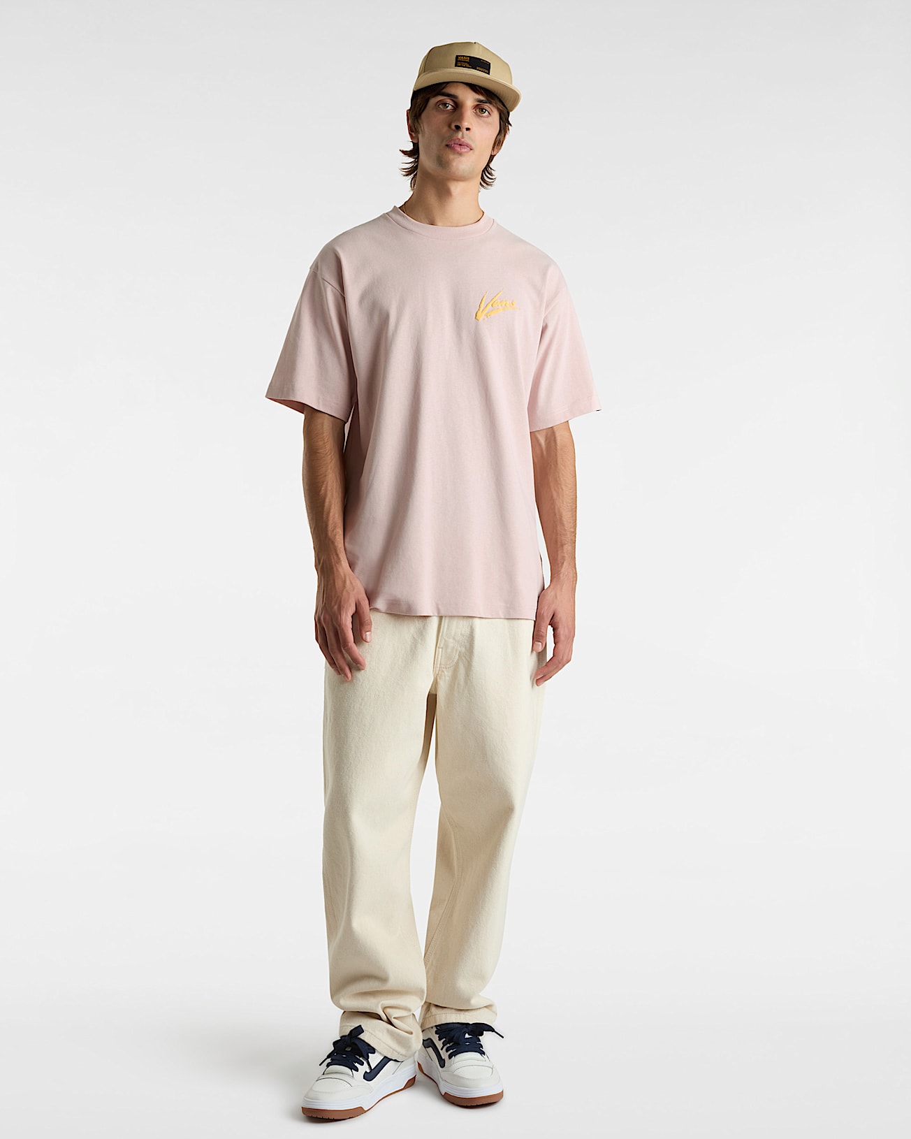 Tshirt Brush Script VANS Rose ALT2