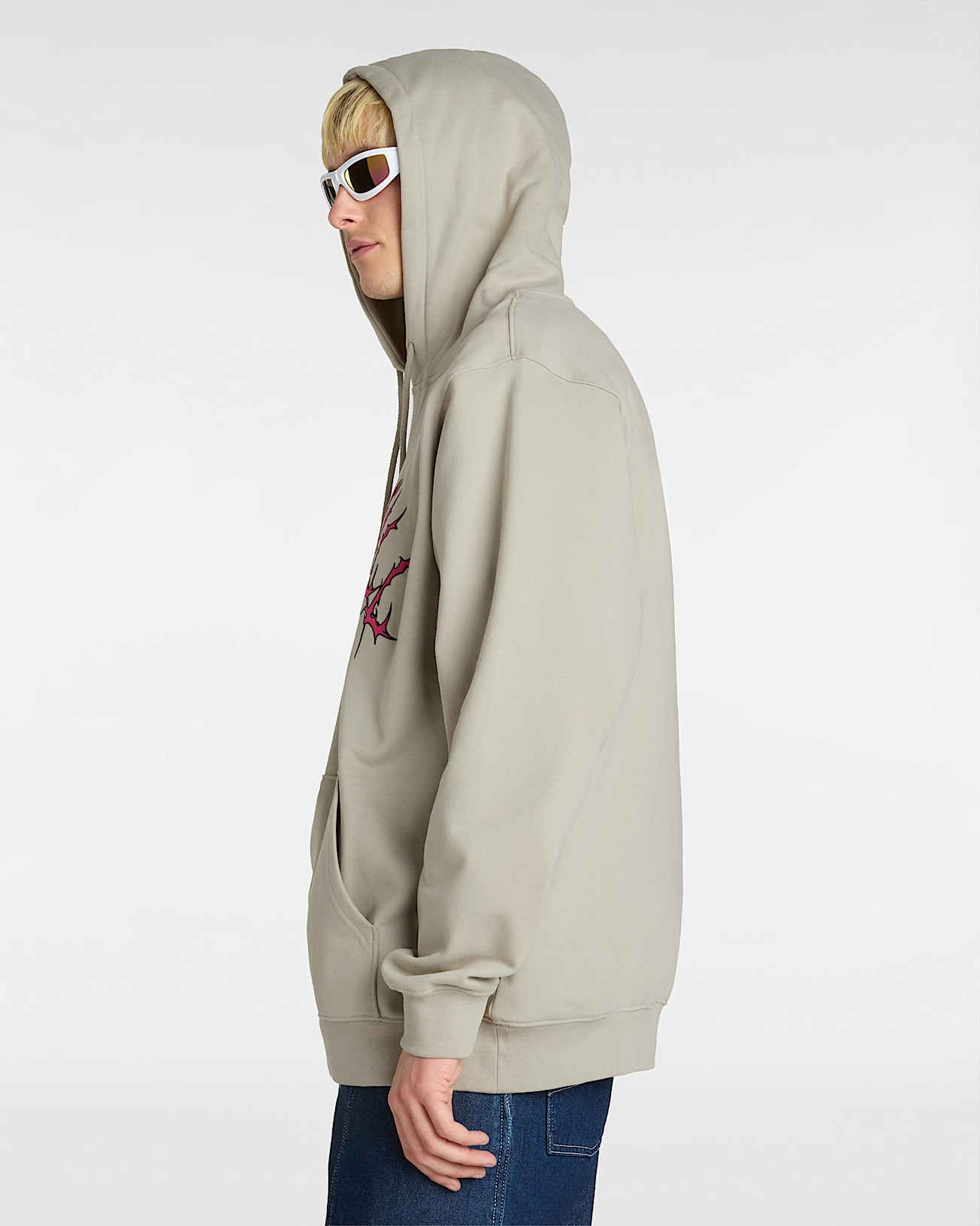 Sweat  capuche Metal Arch VANS Gris ALT4