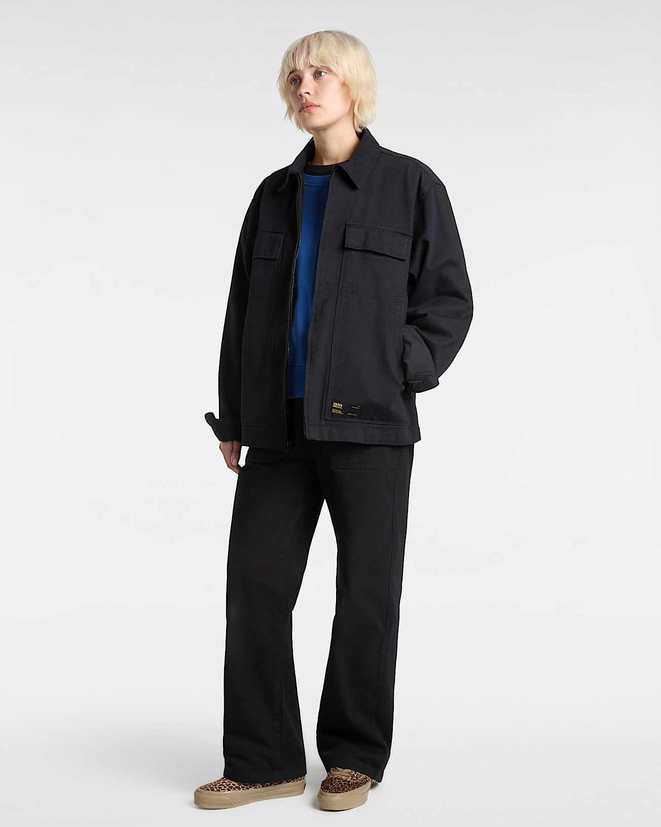 Sweat ras du cou Retro VANS Bleu ALT5