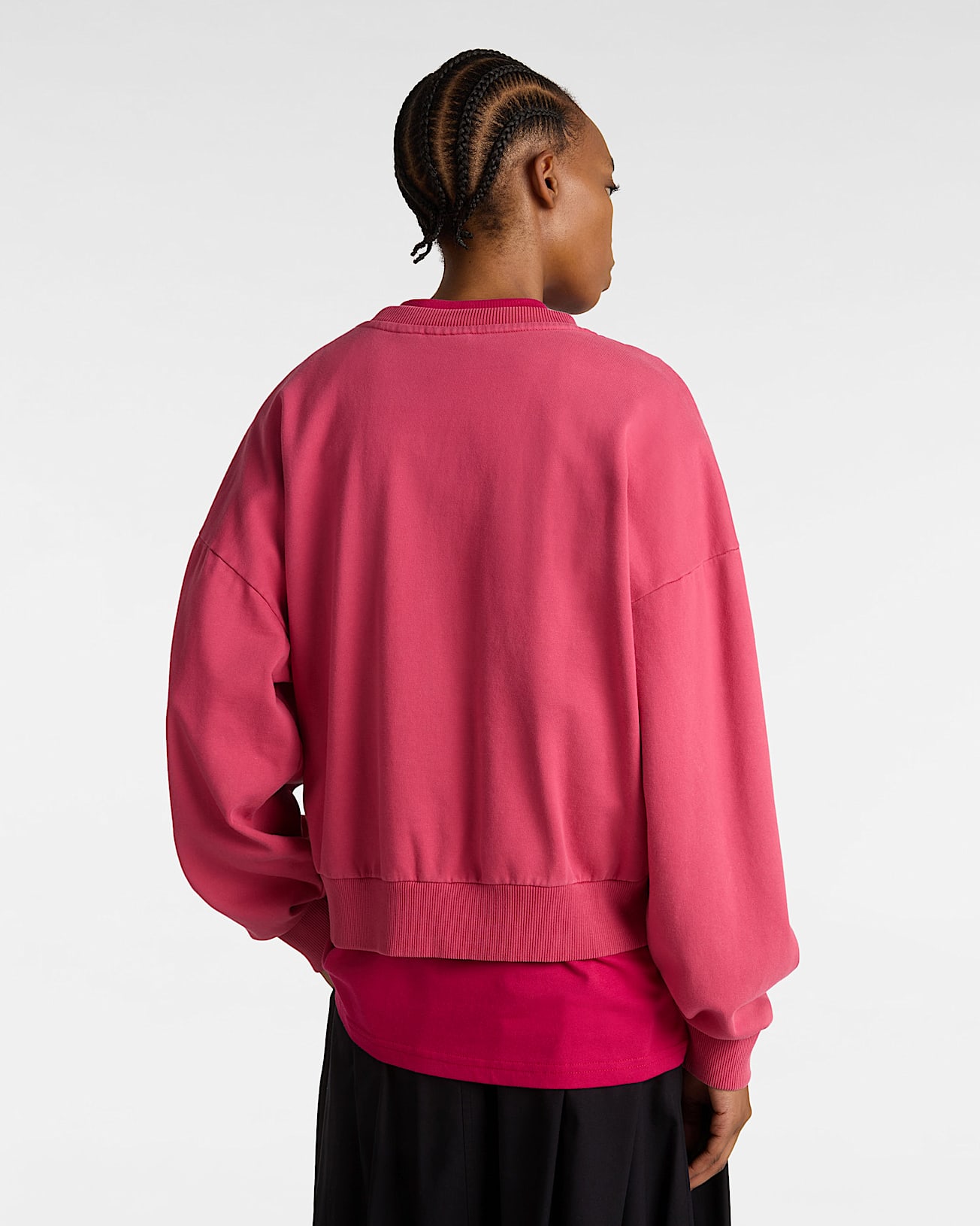 Felpa girocollo Retro VANS Rosa ALT3