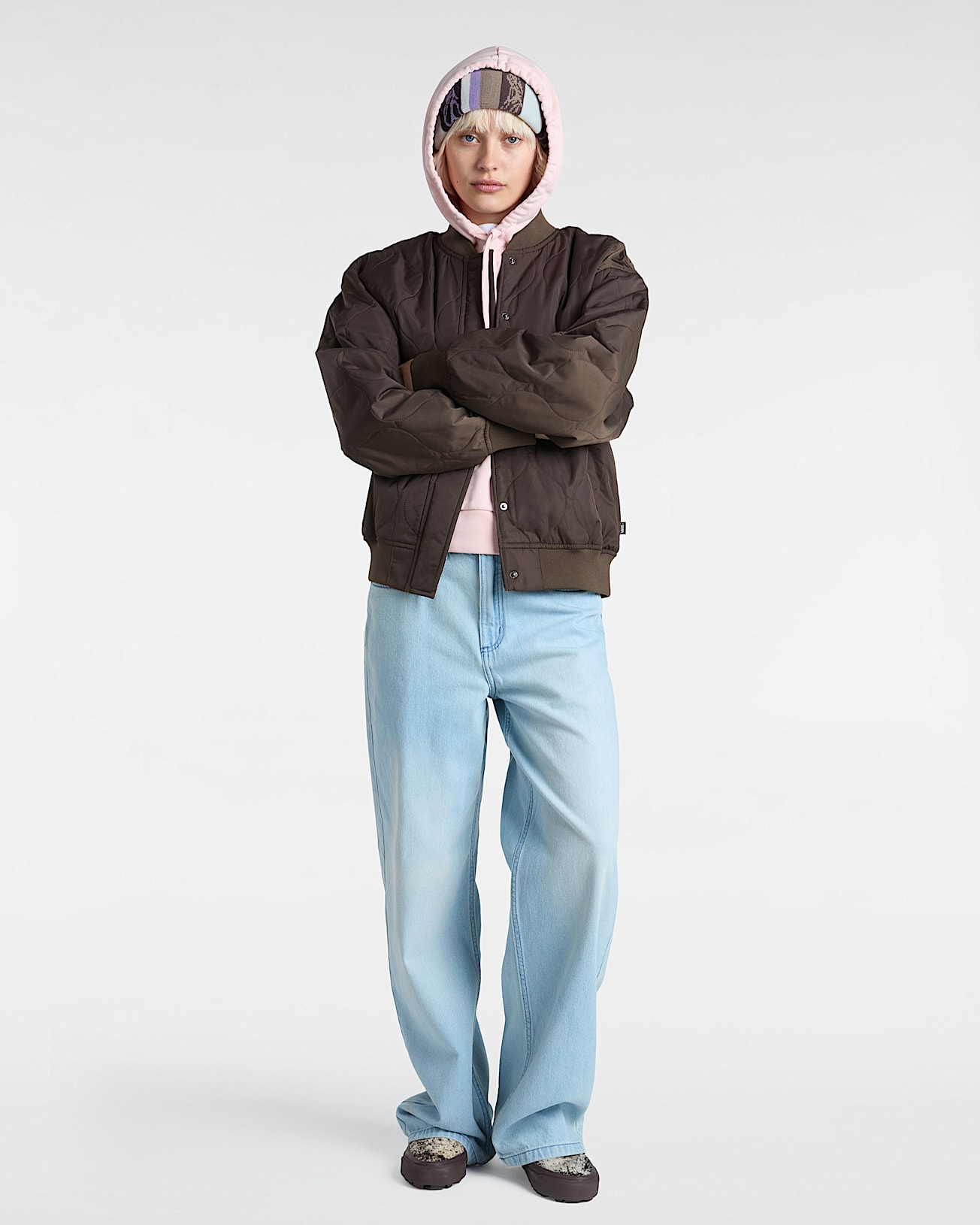 Veste bomber matelasse Bennet VANS Marron ALT5