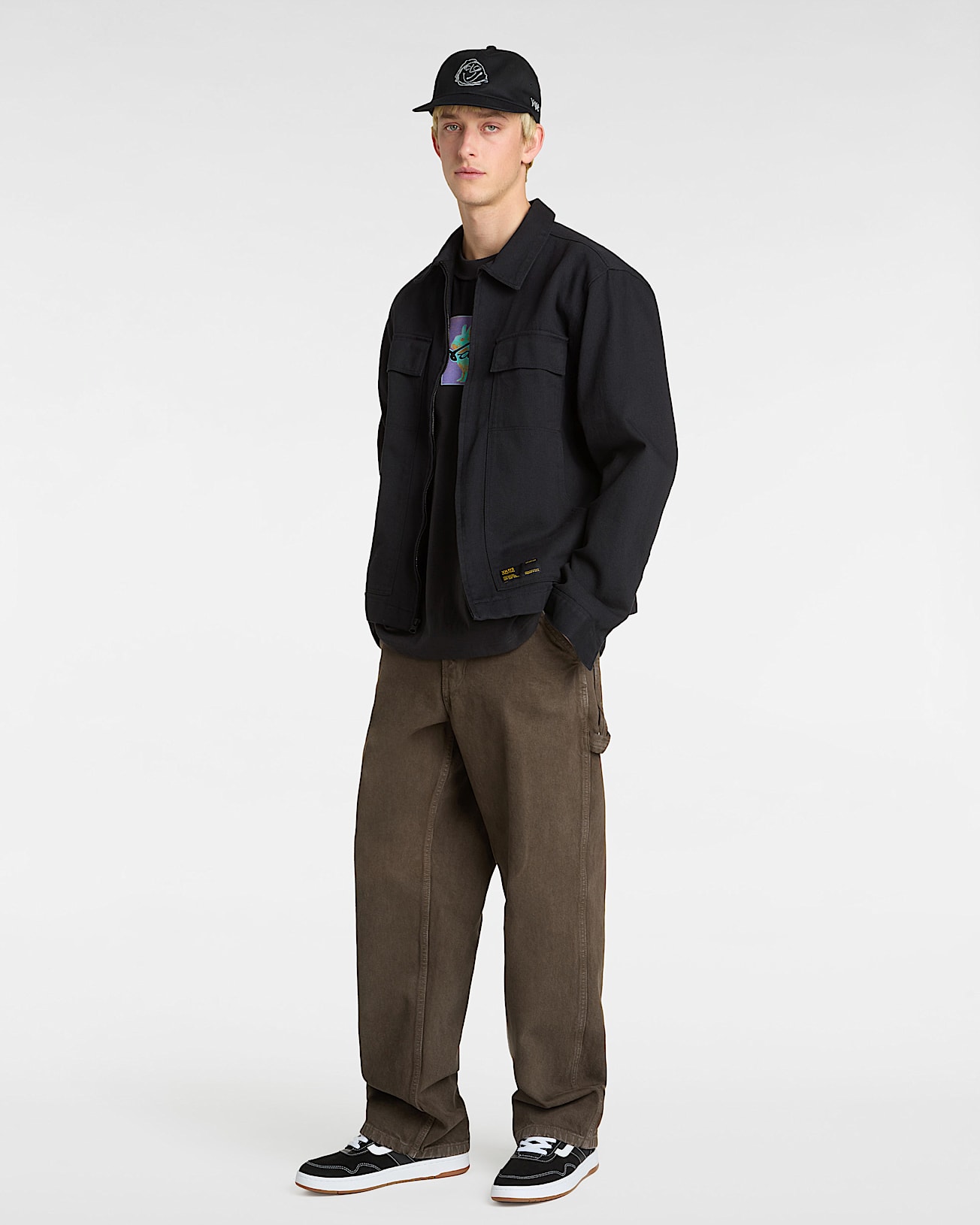 Premium Down the Rabbit Hole TShirt VANS Schwarz ALT4