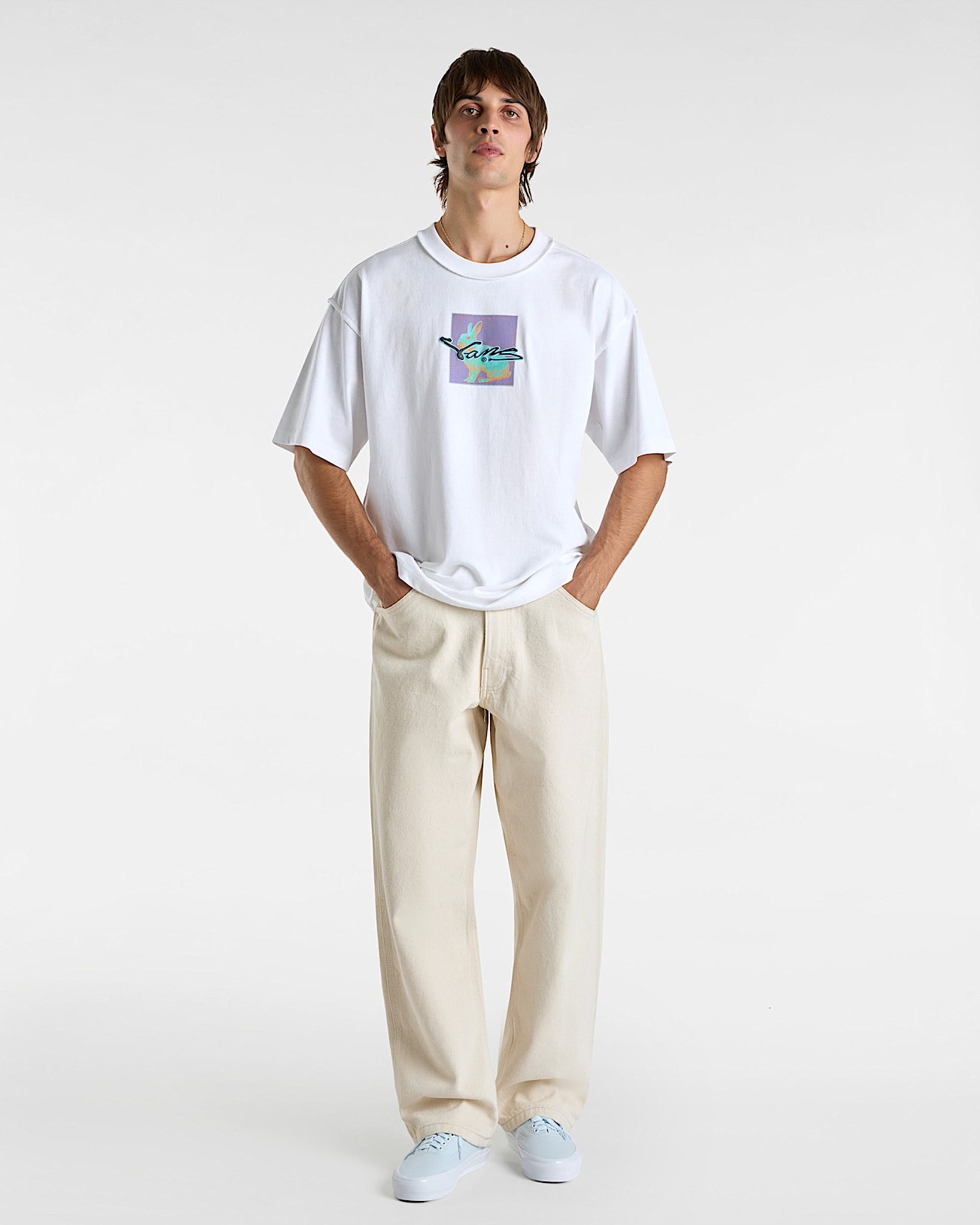 Premium Down the rabbit Hole TShirt VANS White ALT4