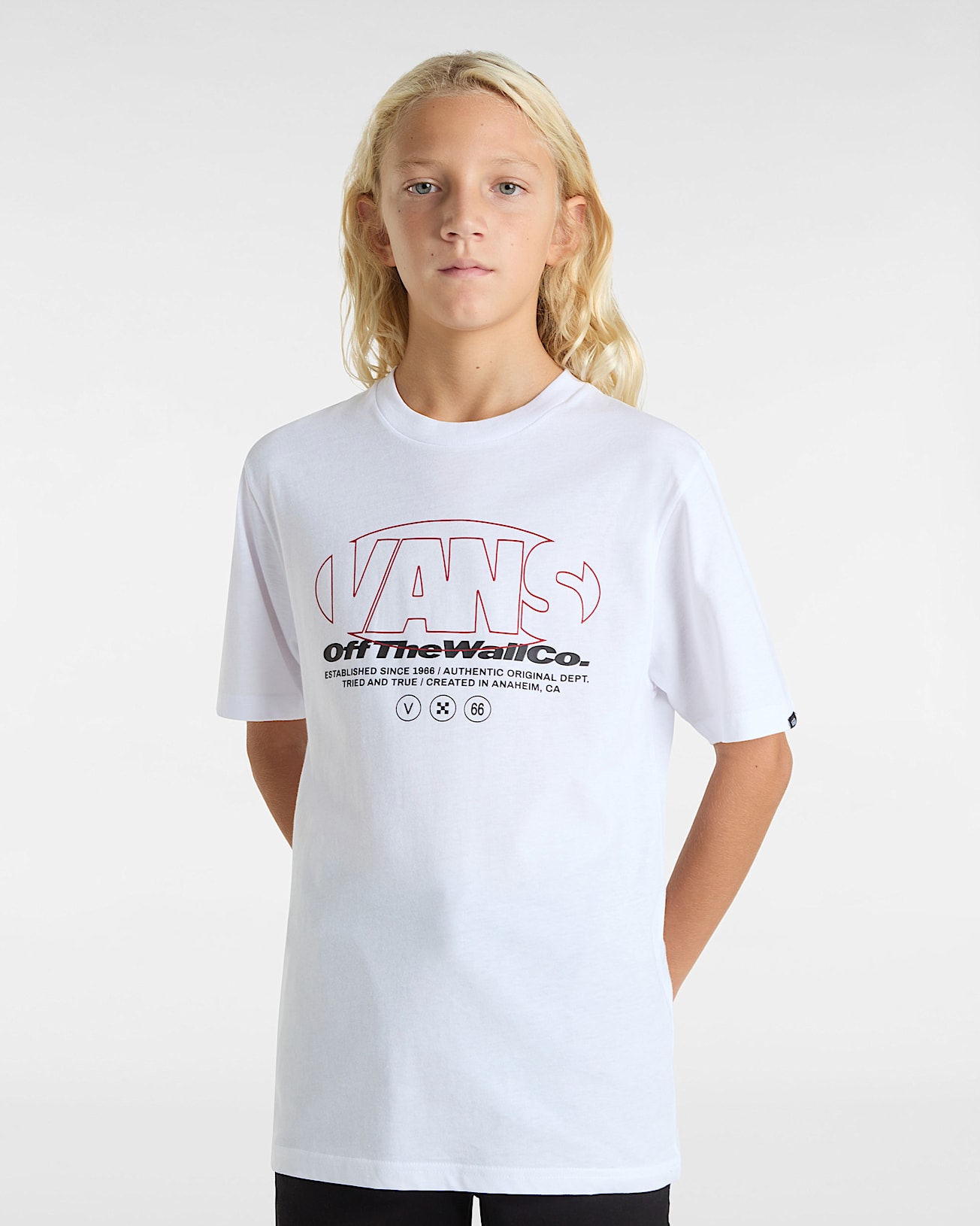 Tshirt Major Type Enfant 814 ans VANS Blanc ALT2