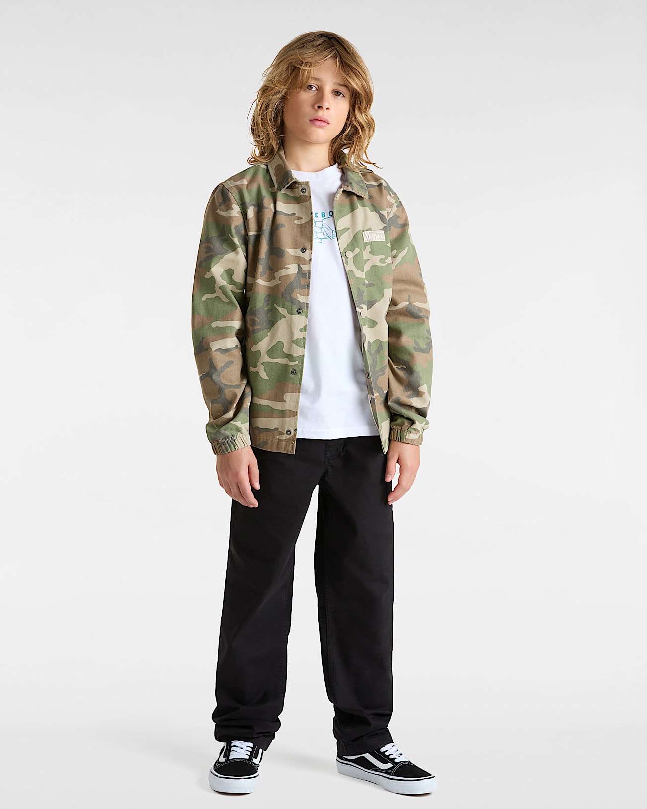 Tshirt Night Watcher Enfant 814 ans VANS Blanc ALT4