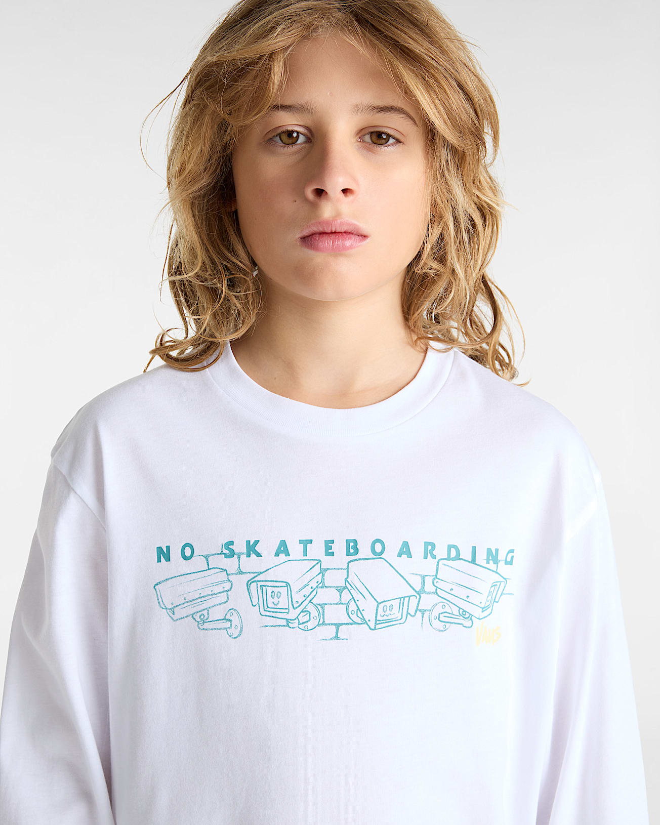 Tshirt Night Watcher Enfant 814 ans VANS Blanc ALT5